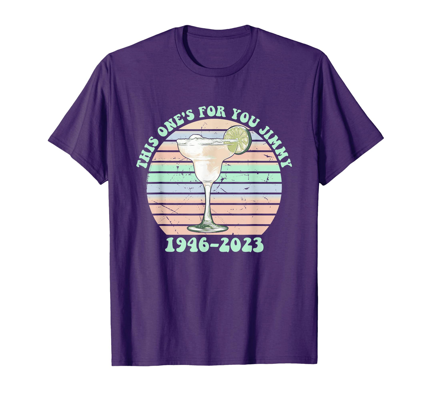 This One's For You Jimmy 1946-2023 Drinking Lover Hippie T-Shirt