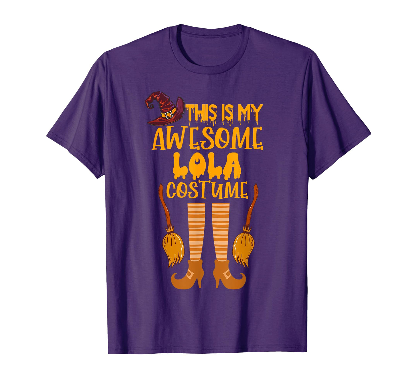 This is my Awesome Halloween Lola Costume Funny Grandma T-Shirt