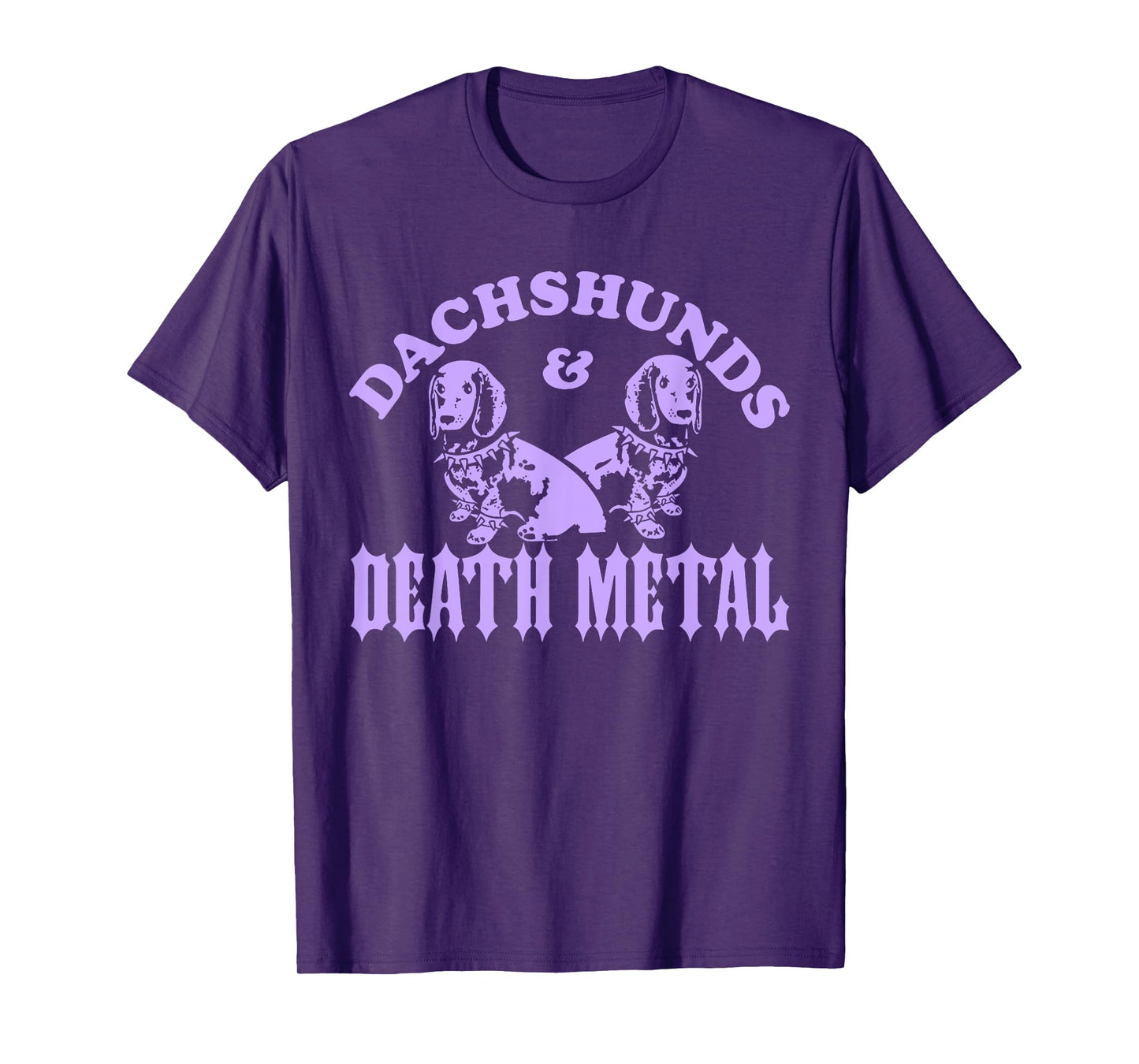 Dachshunds And Death Metal - Heavy Metal Music Lovers Dogs T-Shirt