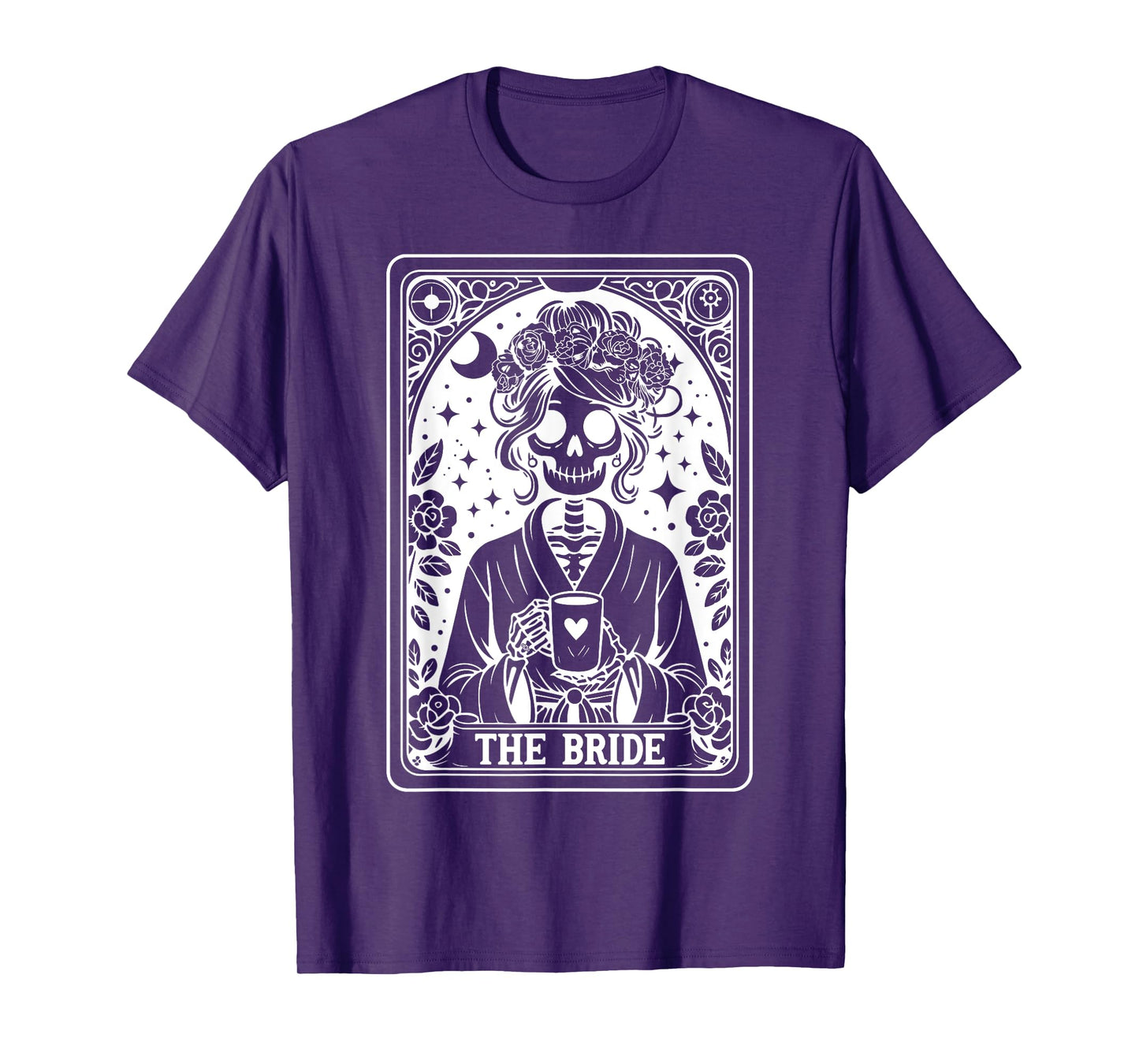 The Bride Tarot Card Bride Coven Gothic Bachelorette T-Shirt
