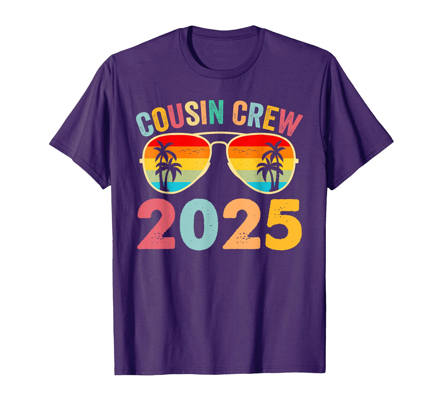 Cousin Crew 2025 Summer Vacation Beach Family Trip Matching T-Shirt