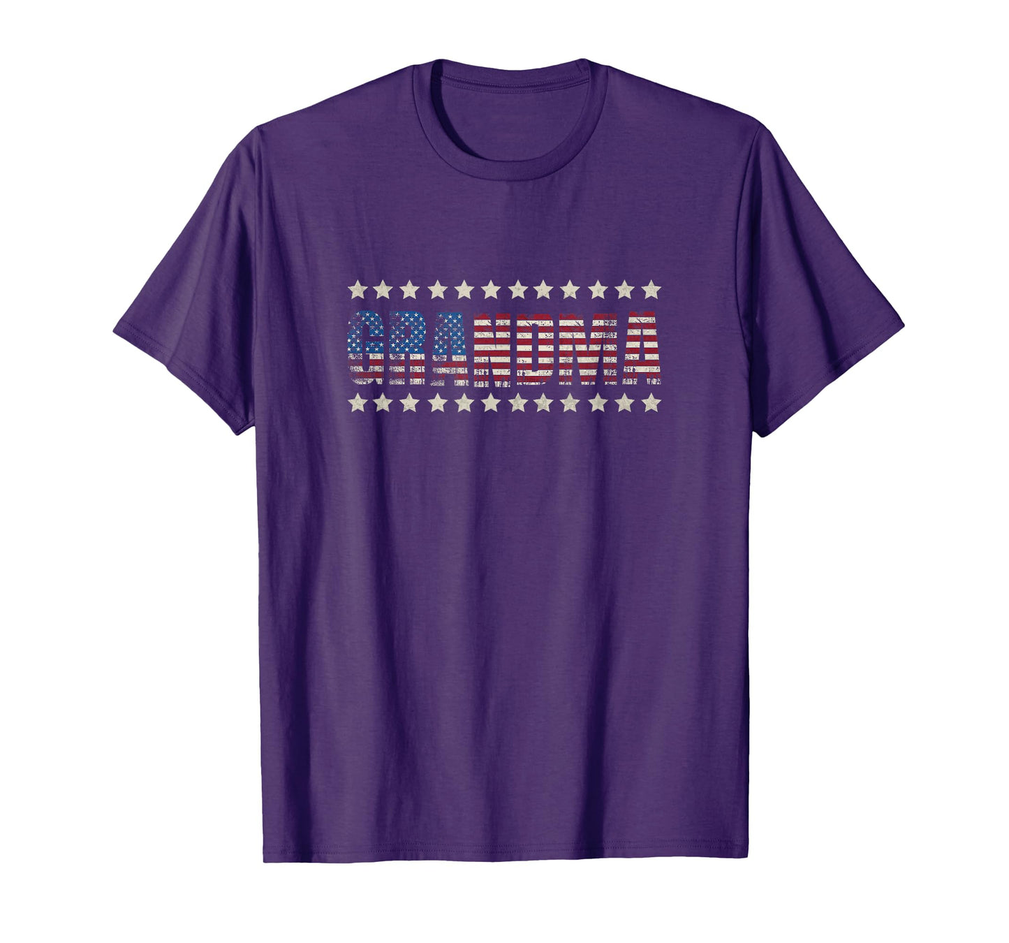 Grandma Patriotic American Flag 4th of July Family Matching T-Shirt