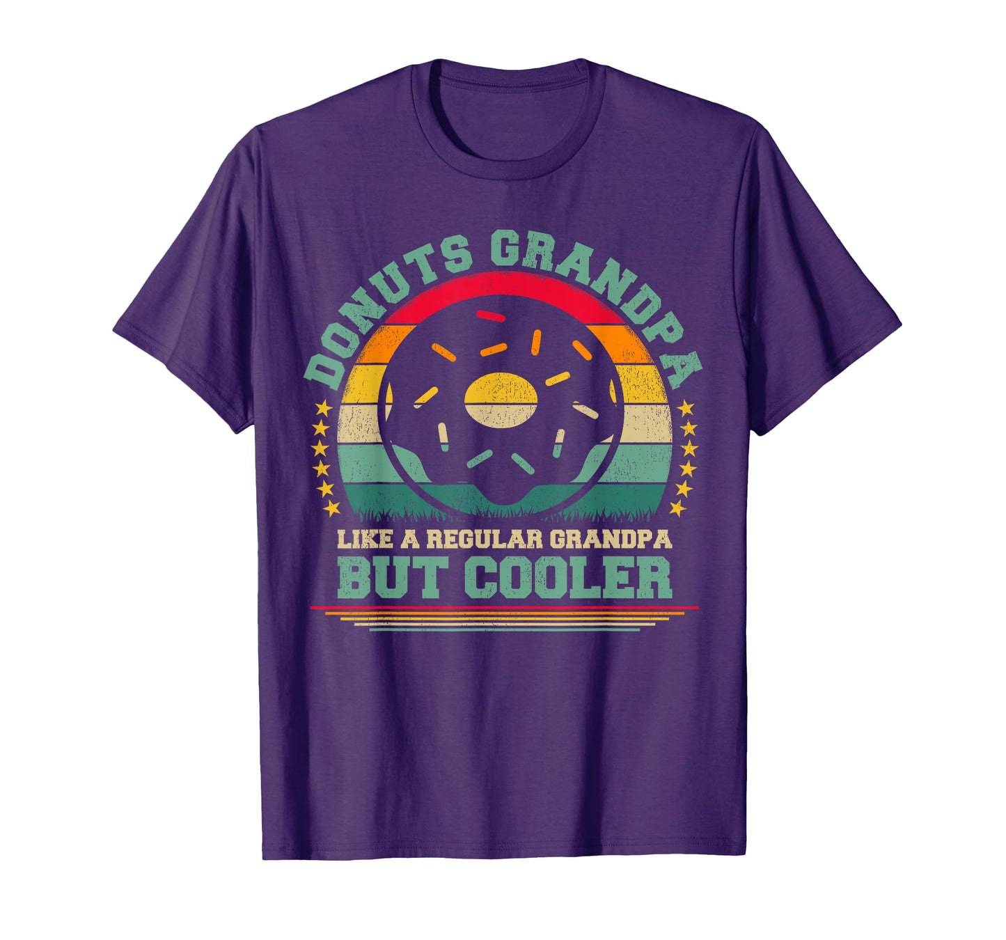 Donuts Grandpa Like A Regular Grandpa Father's Day T-Shirt