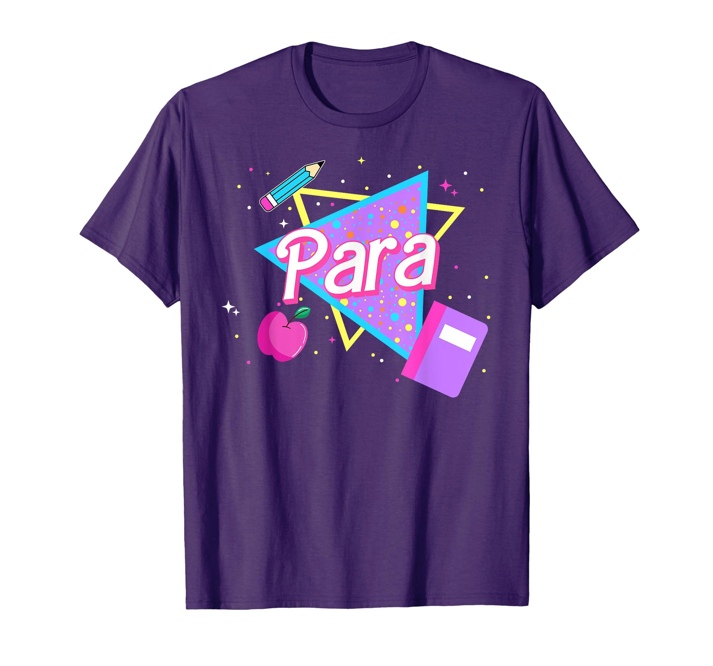 Cute Paraprofessional Shirt 80's 90's Style Retro Old School T-Shirt