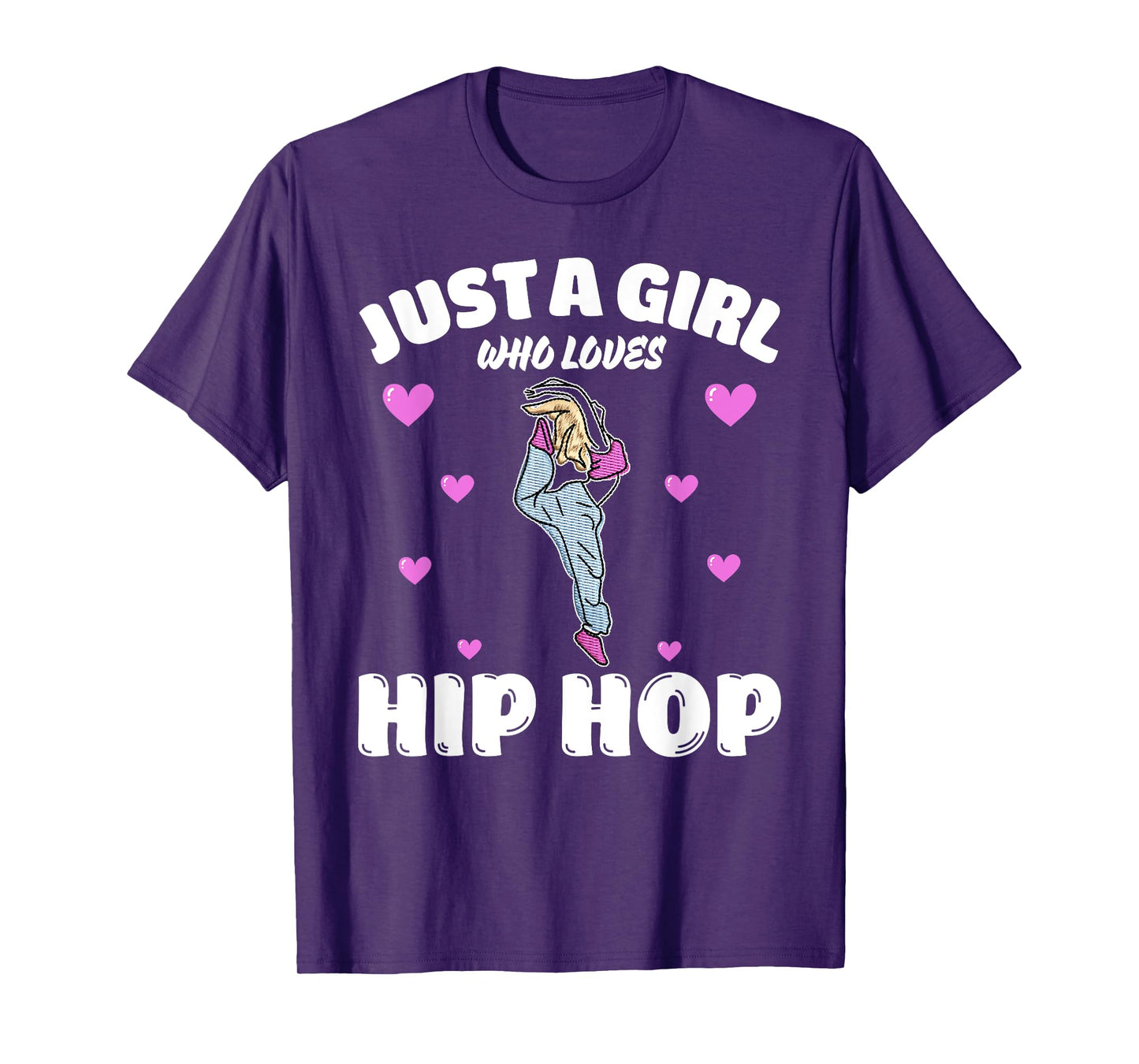 Just A Girl Who Loves Hip Hop, Music Lover T-Shirt