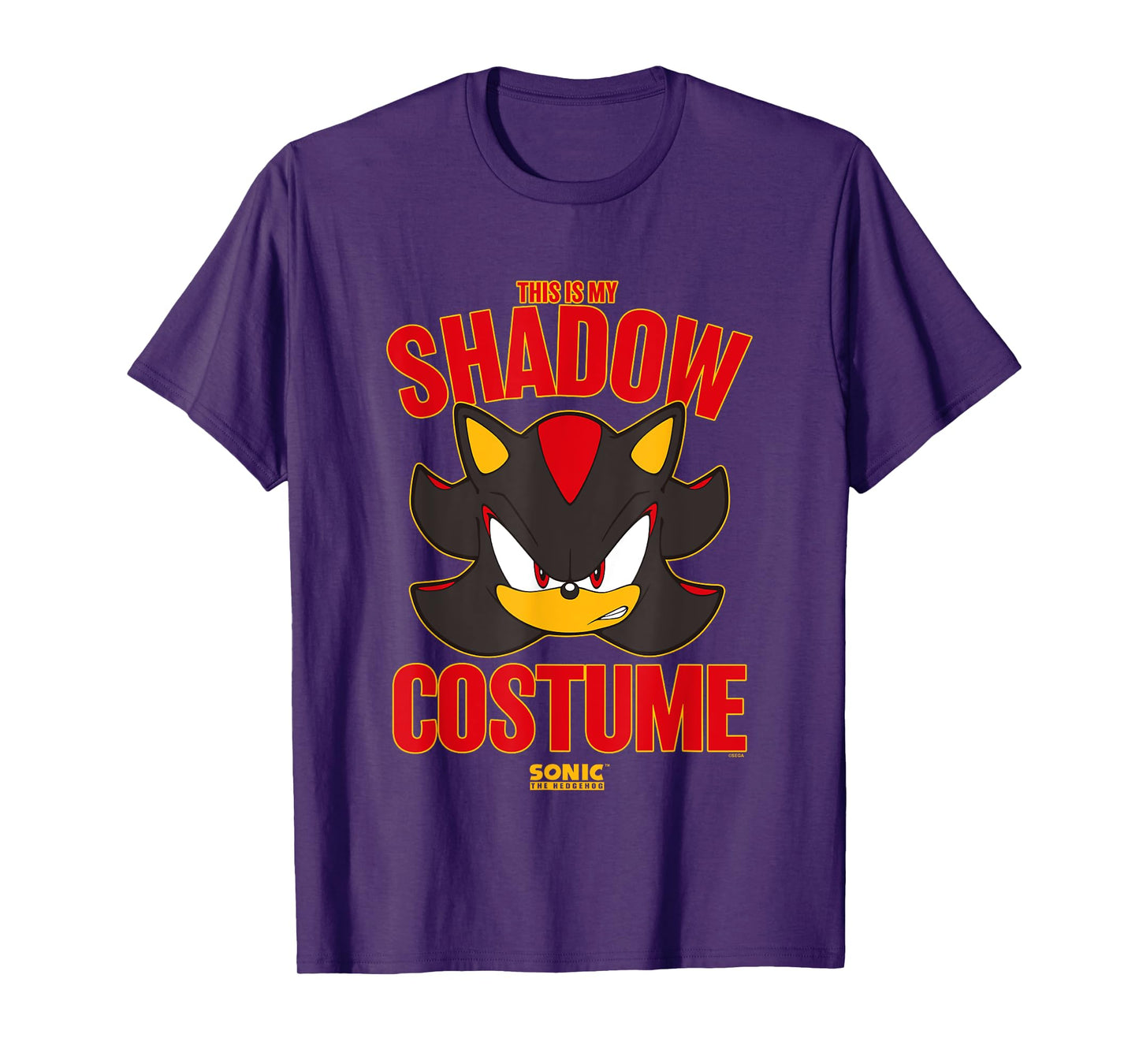 Sonic The Hedgehog Halloween This Is My Shadow Costume T-Shirt