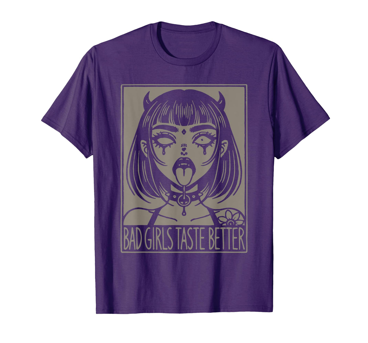 Retro Bad Girls Taste Better, Tattoos Devil Girl Graphic T-Shirt