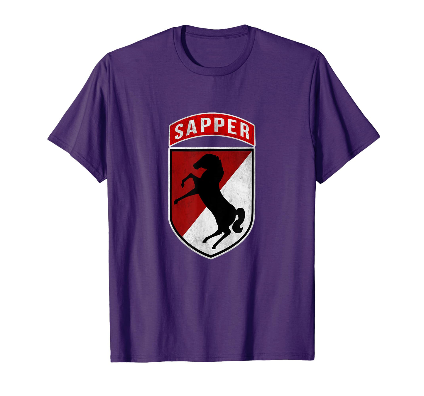11th Armored Cavalry Regiment Sapper 11th ACR Veteran Papa T-Shirt