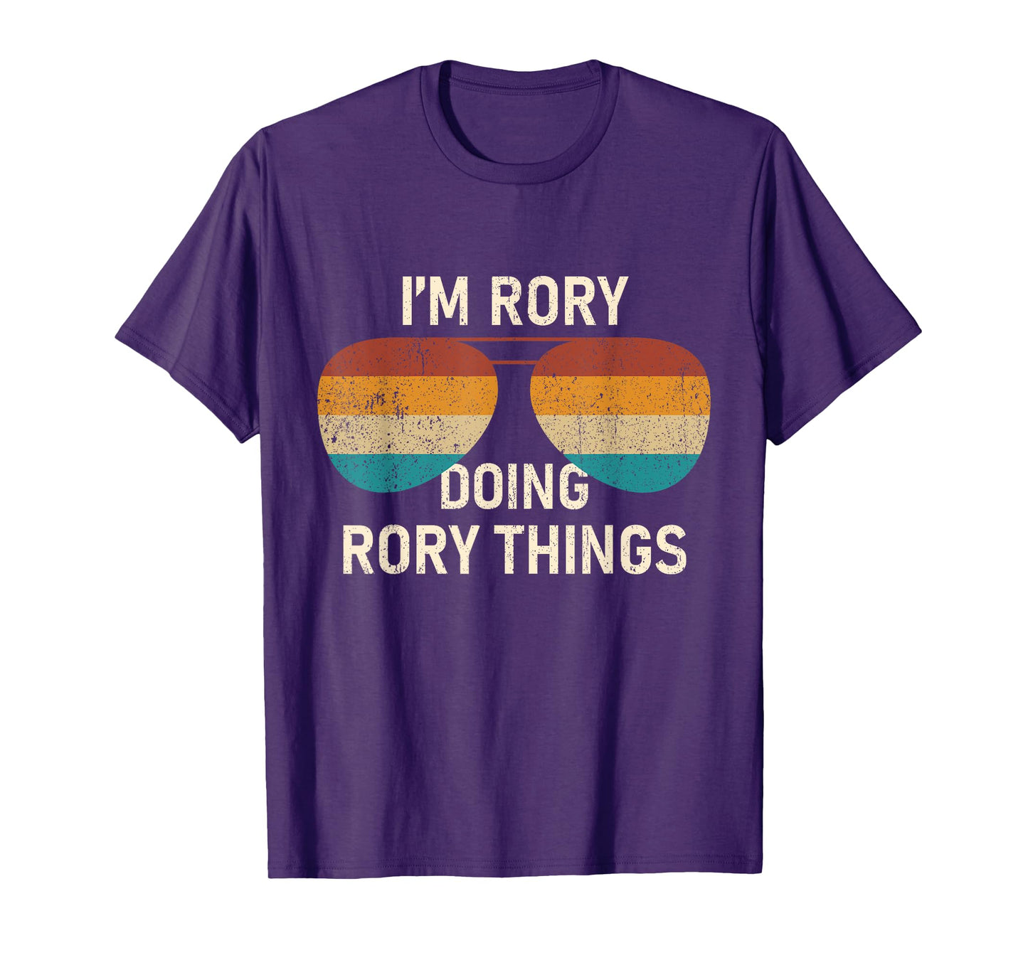 I'm Rory Doing Rory Things Retro Sunglass Personalized T-Shirt
