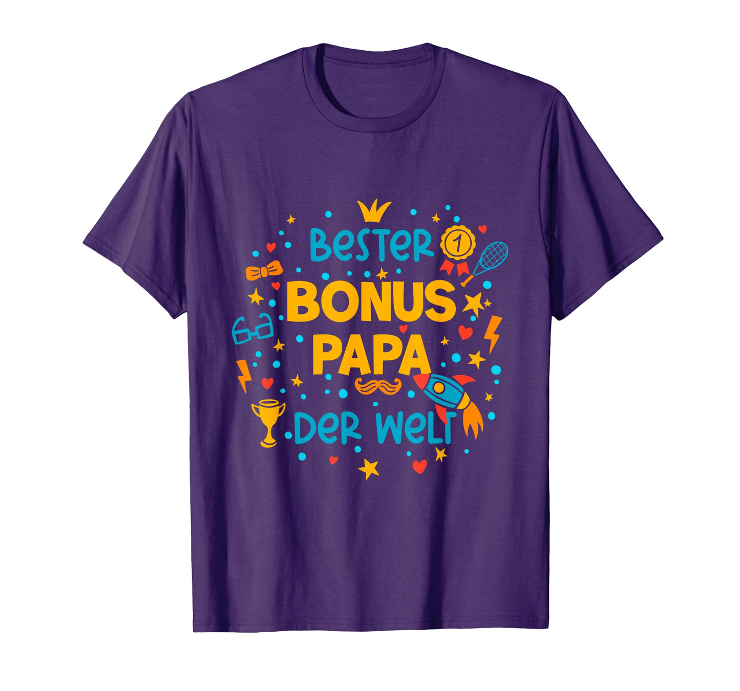 Bonus Dad Worlds Best Father Fun Celebration Design T-Shirt