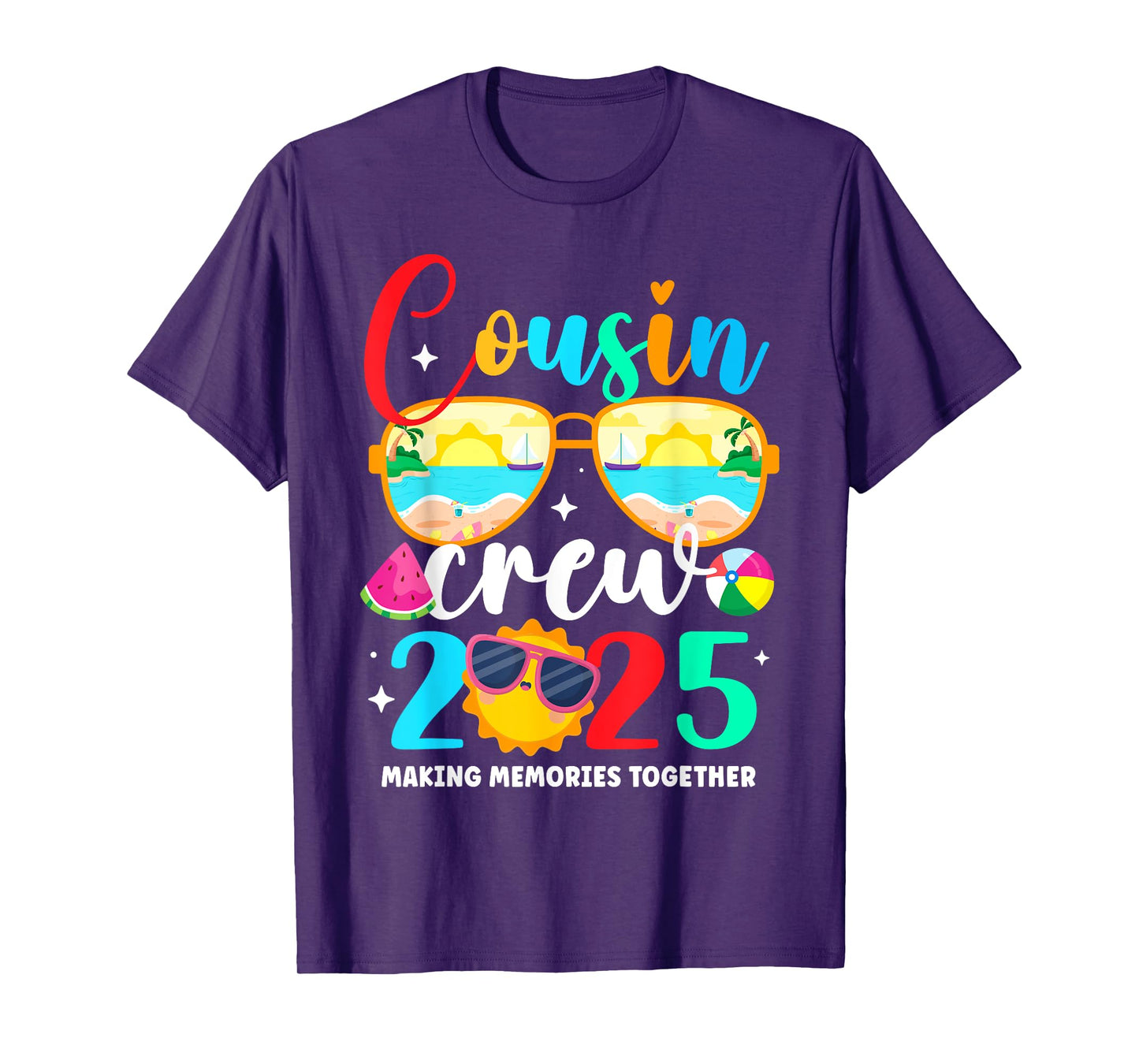 Cousin crew 2025 Summer Vacation Beach Family Trips Matching T-Shirt