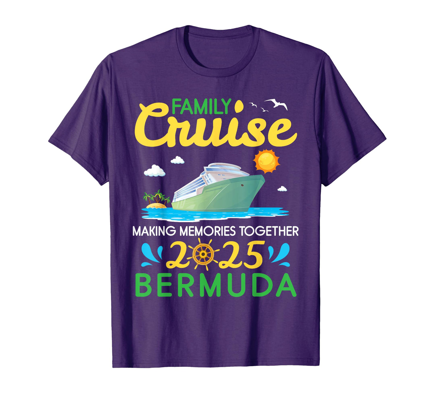 Family Cruise 2025 Bermuda Making Memories Together Travel T-Shirt
