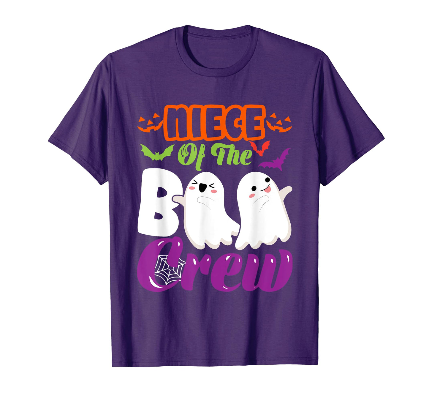 Niece Of Boo Halloween Crew Costume Boo Ghost Lover Family T-Shirt