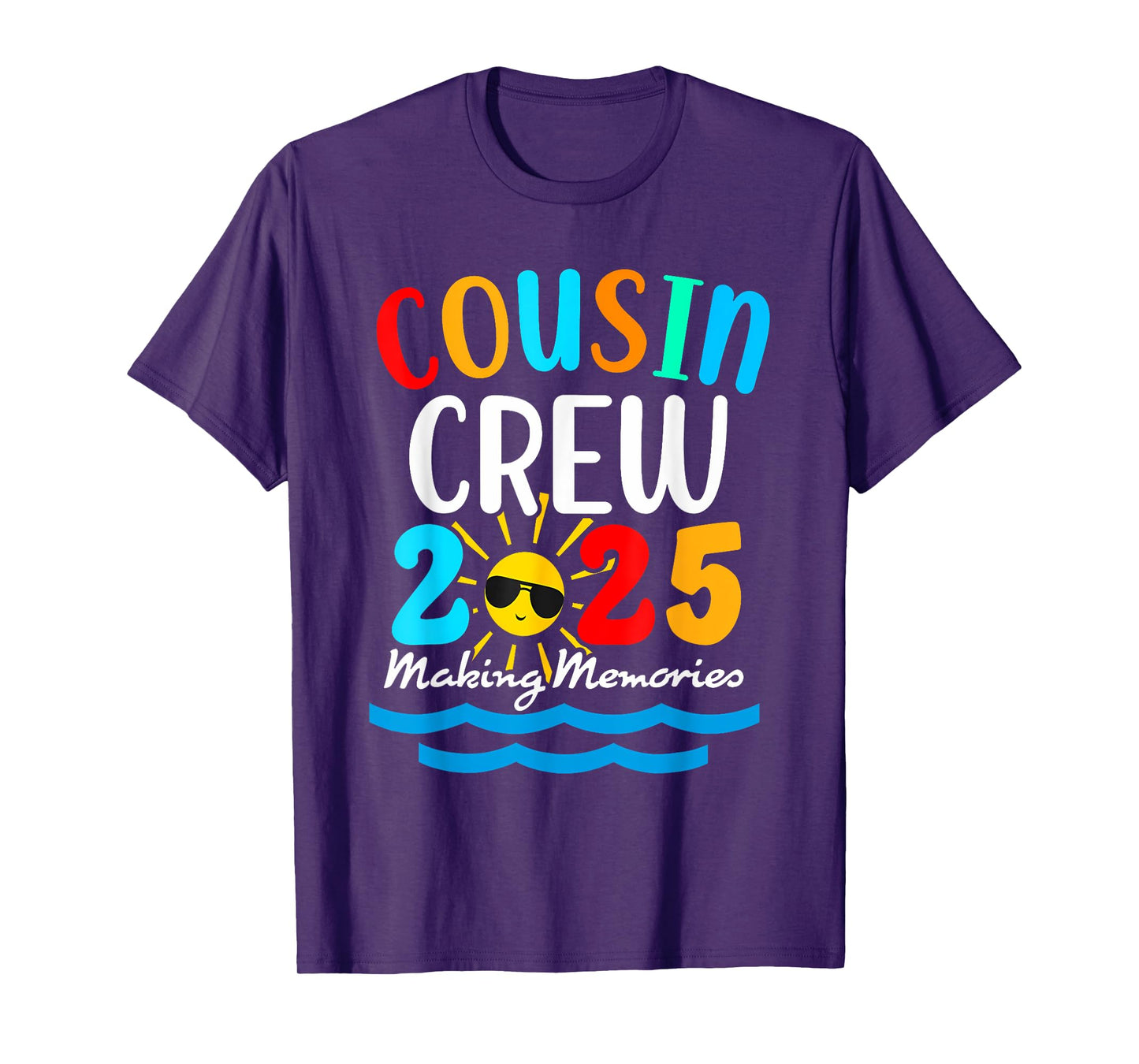 Cousin crew 2025 Summer Vacation Beach Family Trips Matching T-Shirt