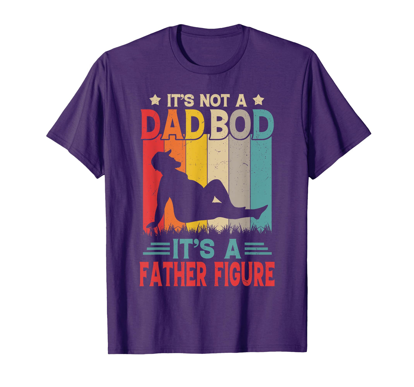 It's Not A Dad Bod It's A Father Figure Retro Fathers Day T-Shirt