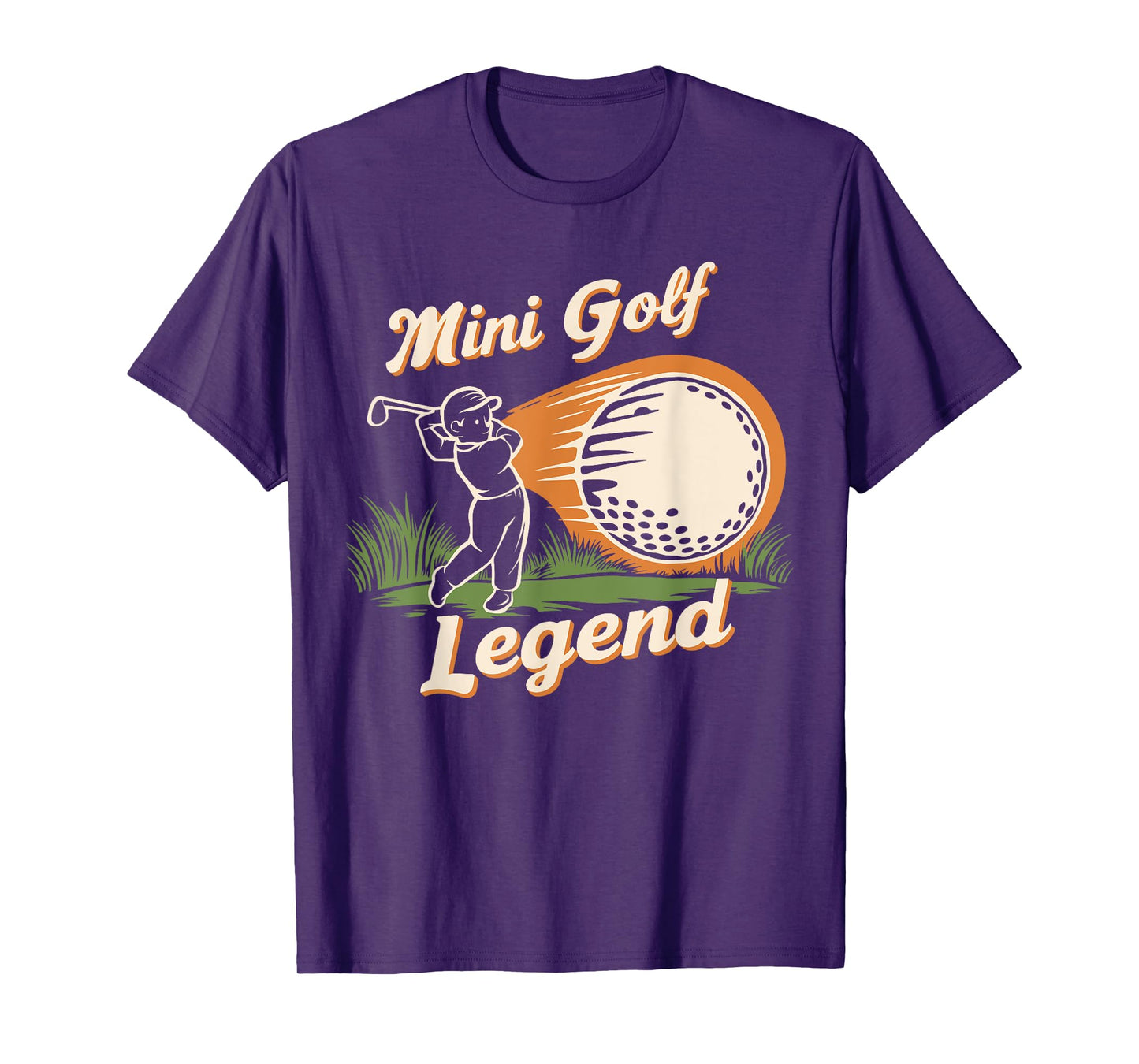Mini Golf Legend Funny Miniature Golf Champion Vintage Kids T-Shirt