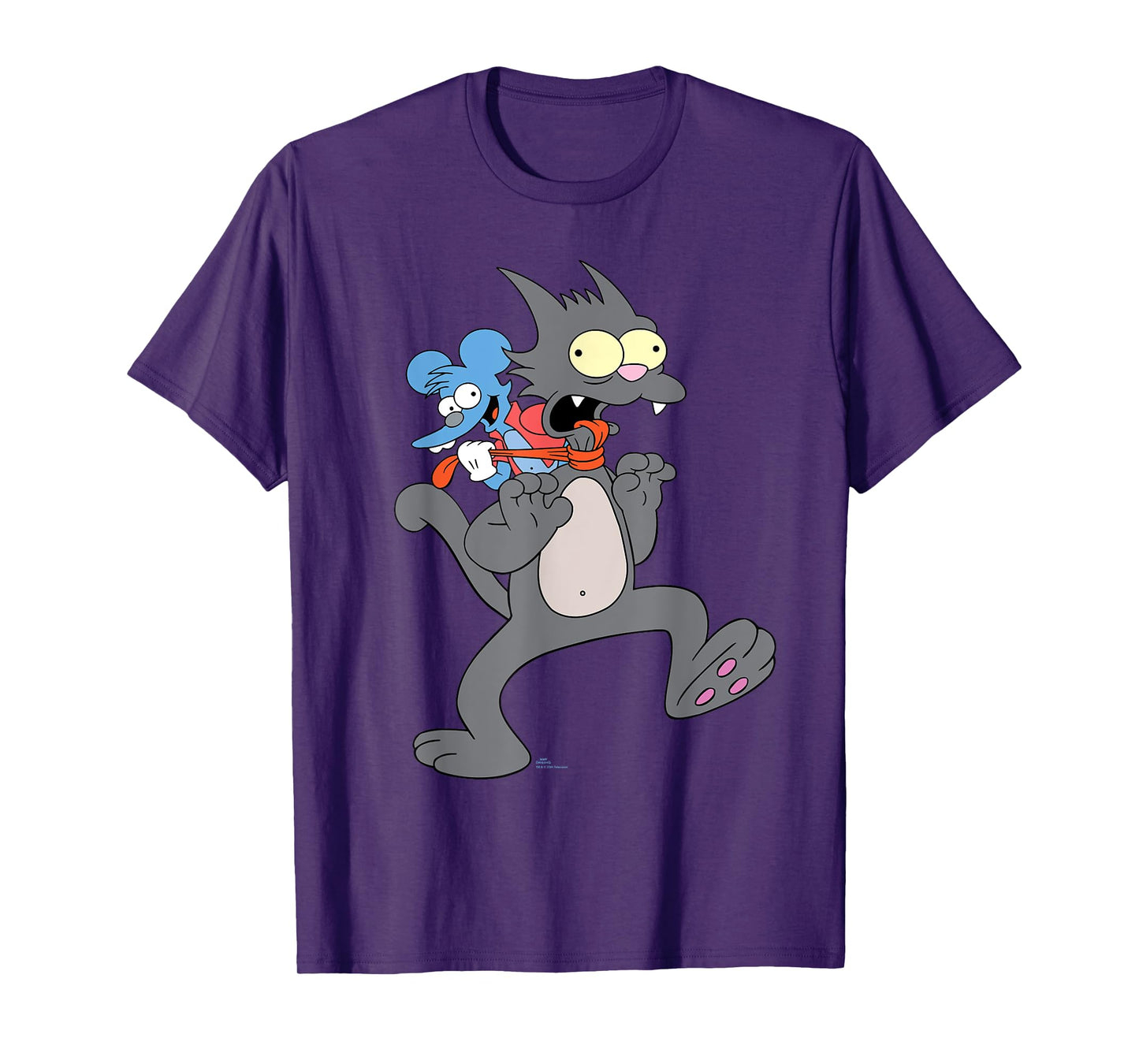 The Simpsons Itchy & Scratchy Show Funny Valentine’s Day T-Shirt