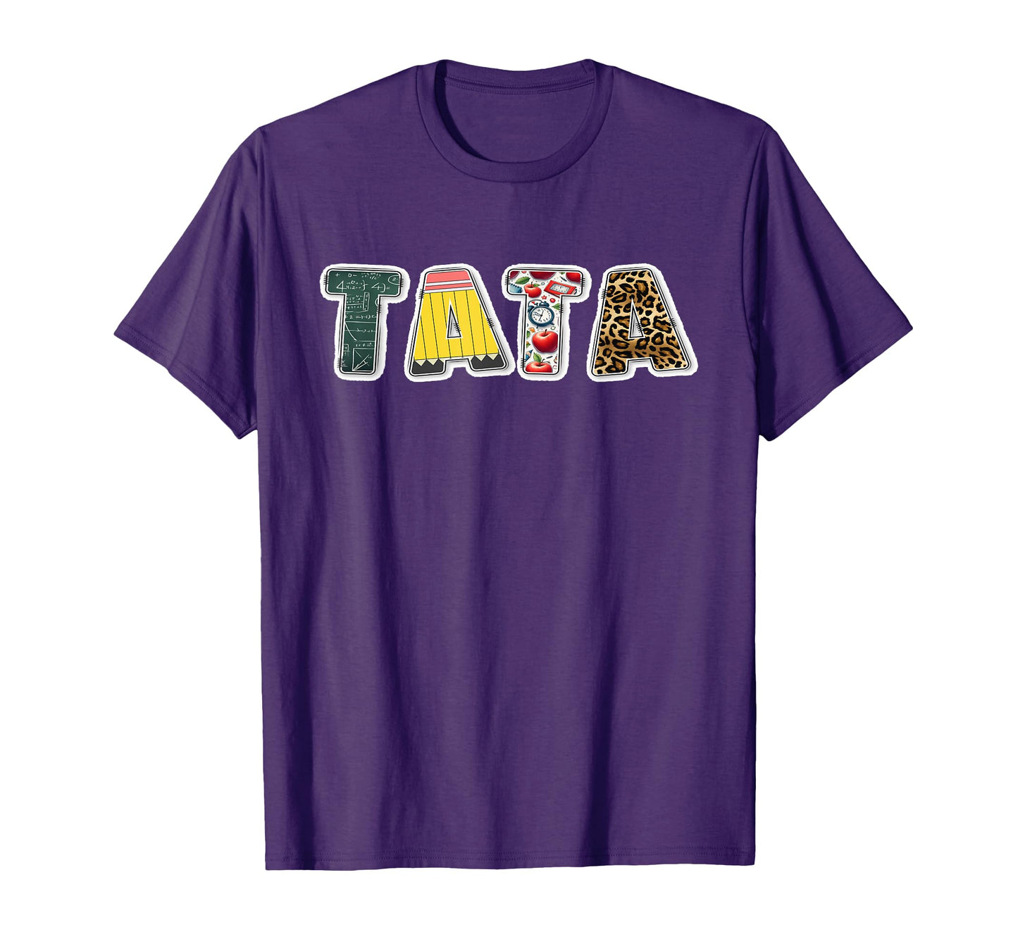 First Day Of School Pre-K 1st Grade Grandpa Tata T-Shirt