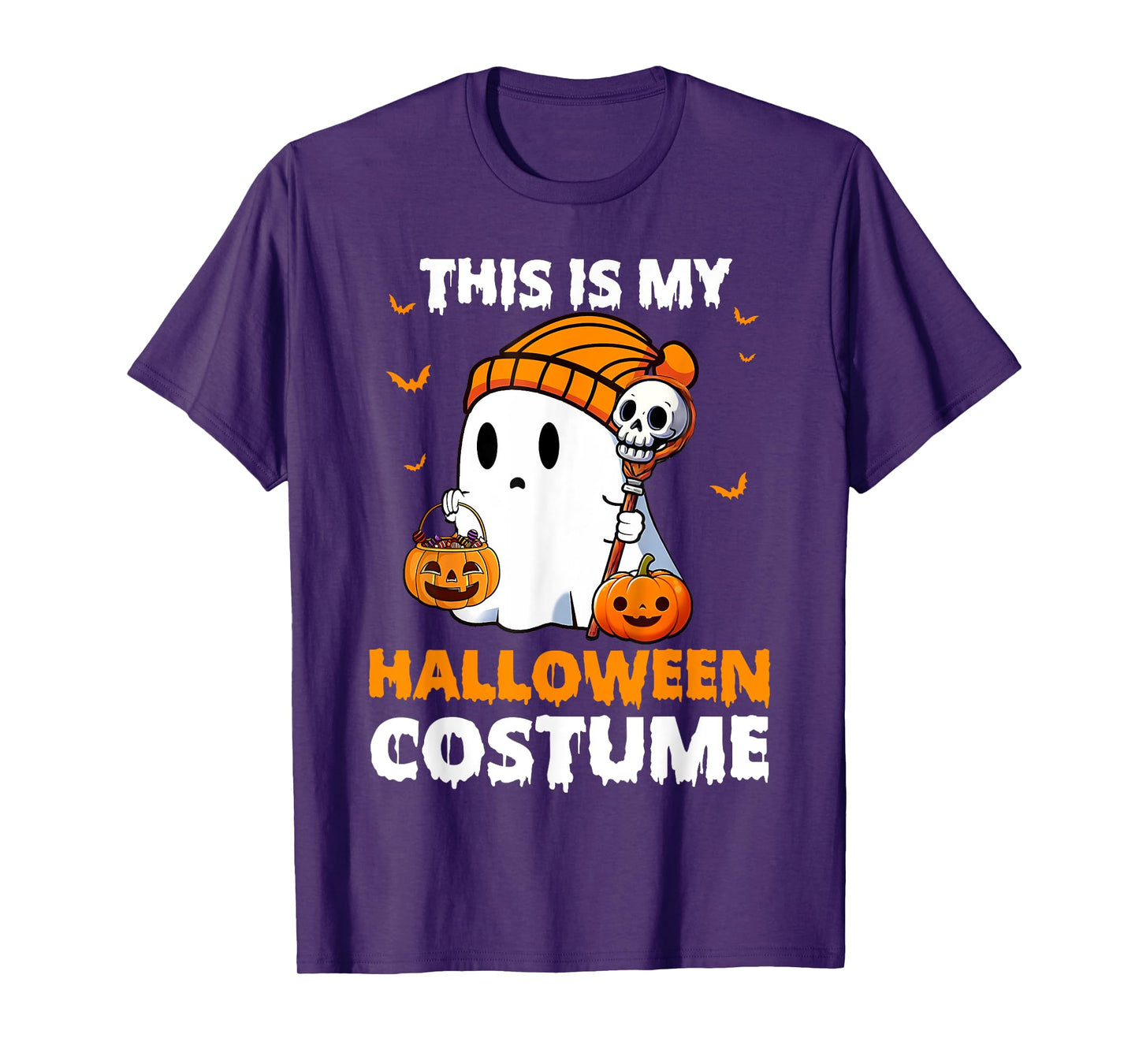This Is My Halloween Costume Funny Halloween Ghost T-Shirt