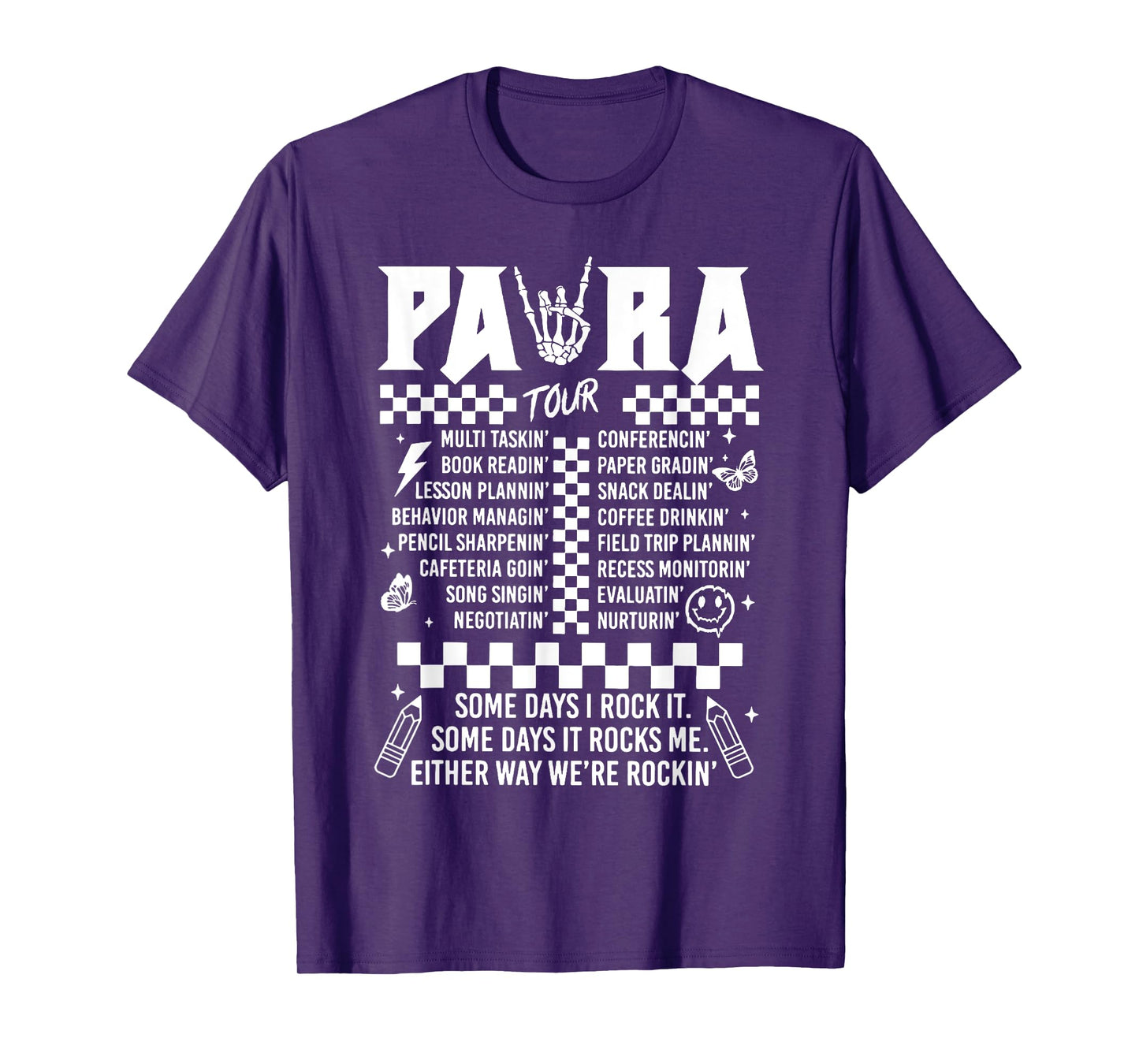 Para Tour Retro Groovy Gifts For Family T-Shirt