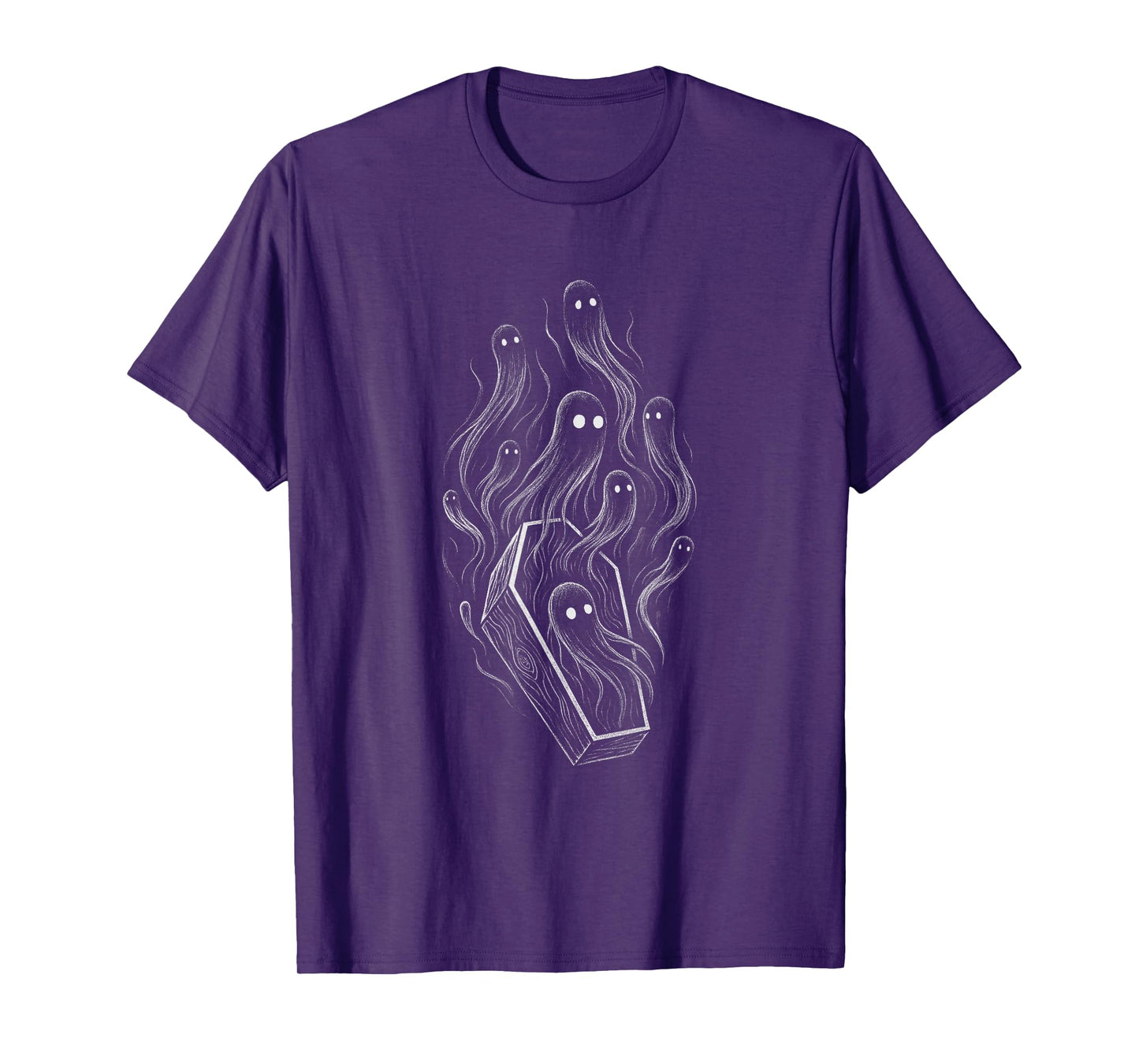 Ghosts Coffin Creepy Horror Grunge Alt Alternative Aesthetic T-Shirt