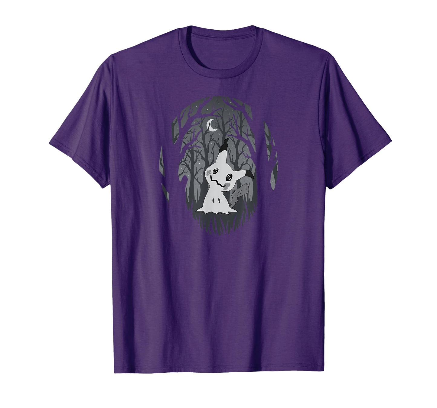 Pokémon - Mimikyu Ghost Fairy Type Dark Spooky Forest T-Shirt
