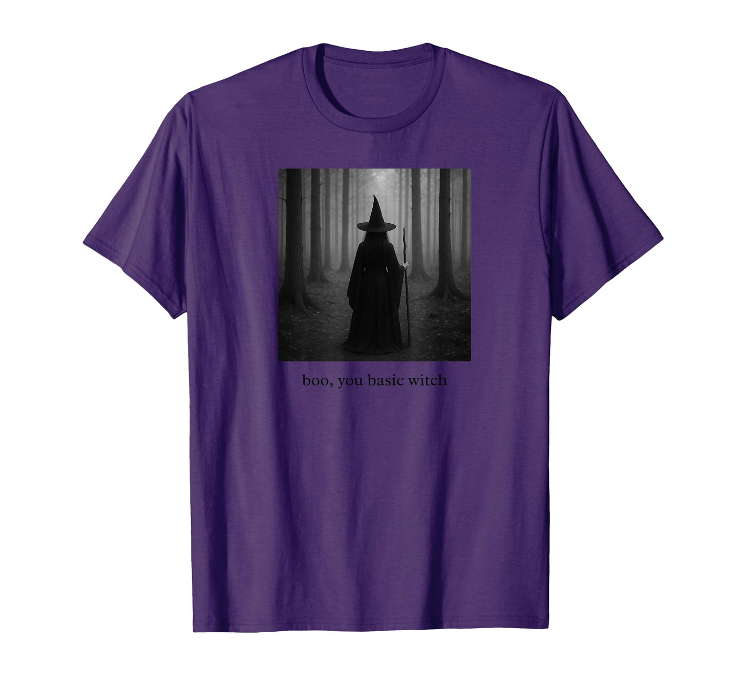 Halloween Boo Basic Witch T-Shirt