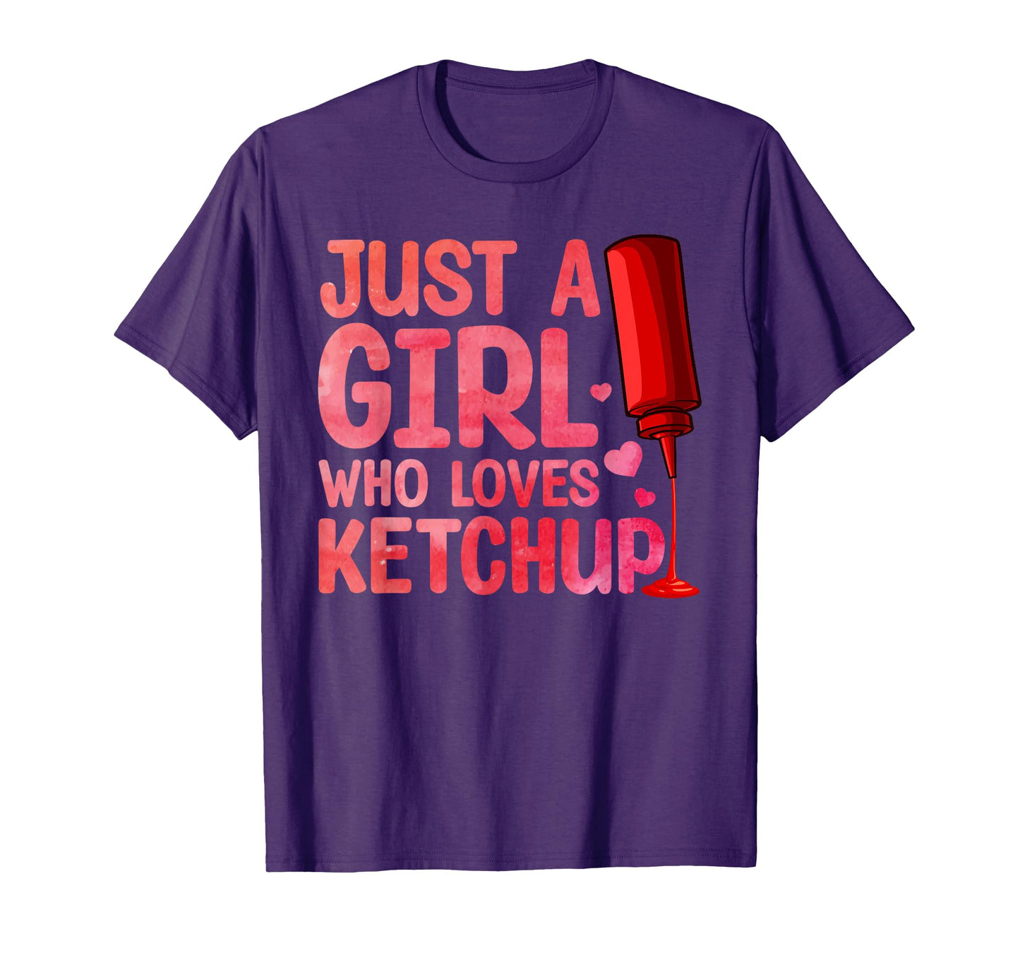 Cool Ketchup Art For Women Girls Kid Ketchup Novelty Ketchup T-Shirt
