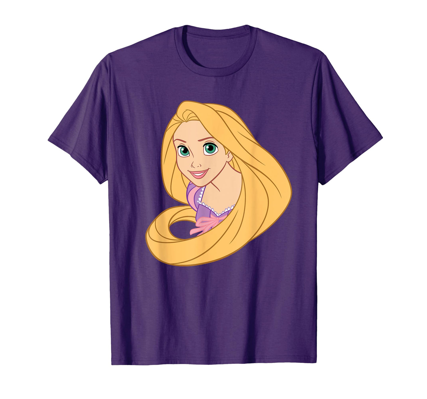 Disney Tangled Princess Rapunzel Big Face Costume T-Shirt