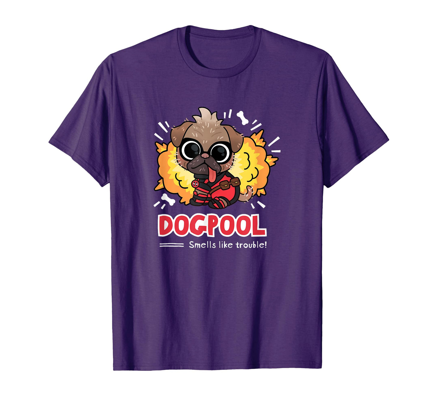 Marvel Studios Deadpool & Wolverine Chibi Dogpool Trouble T-Shirt