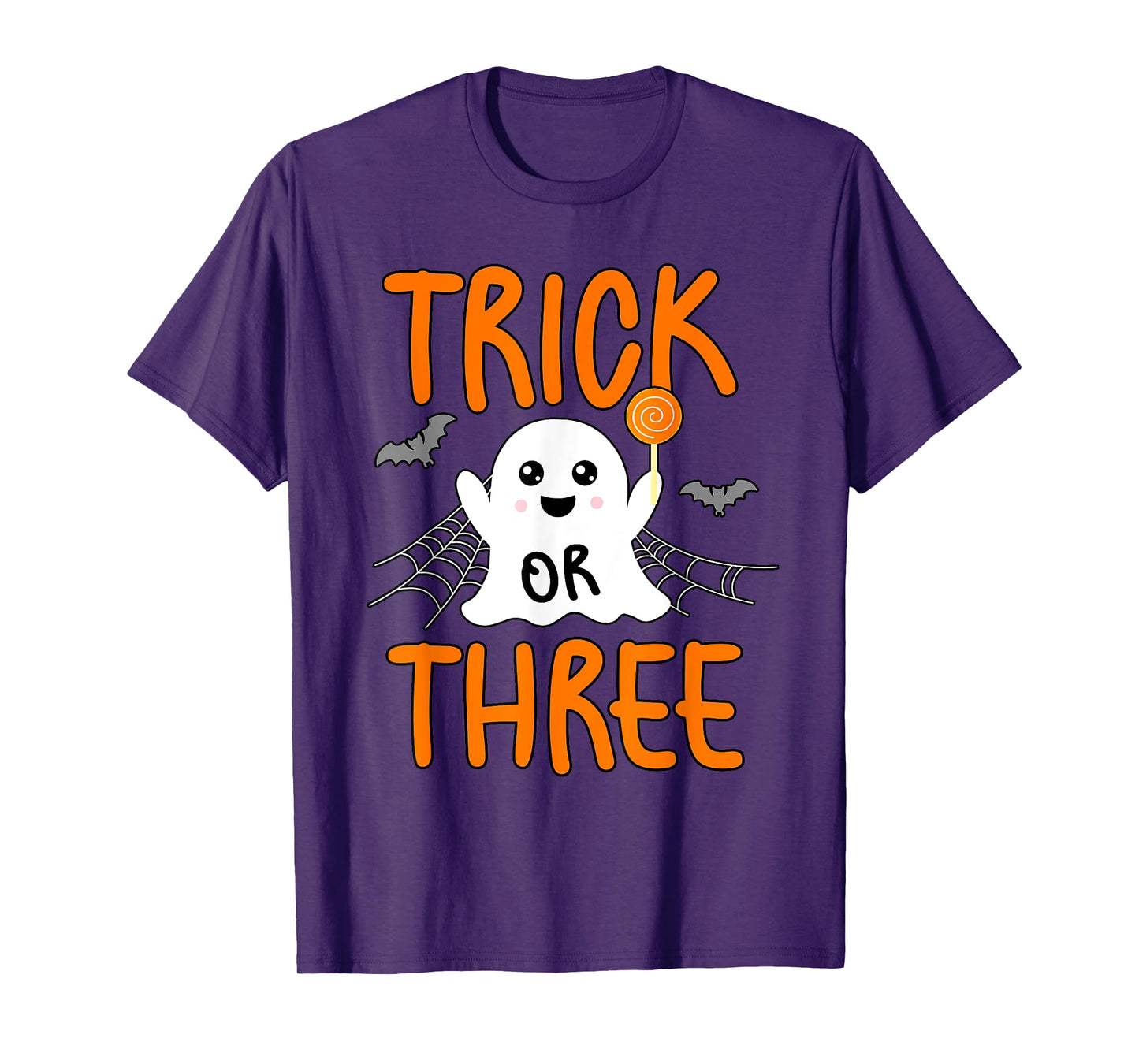 Trick or Three Theme Halloween 3rd Birthday Party Spooky T-Shirt