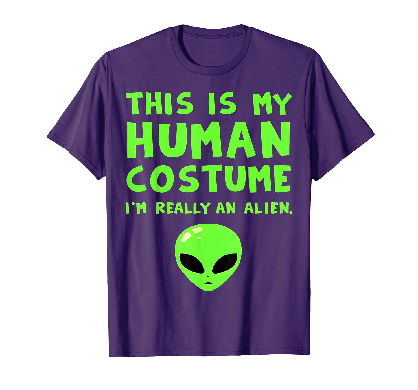 Funny Alien Human Costume T-Shirt