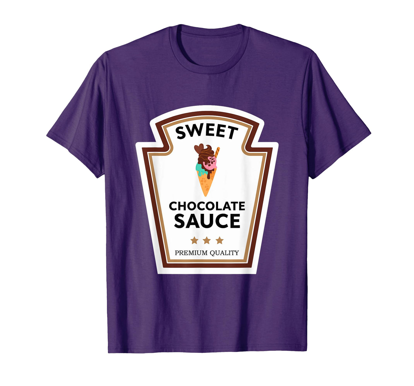 Sweet Chocolate Sauce Condiment Group Costume T-Shirt