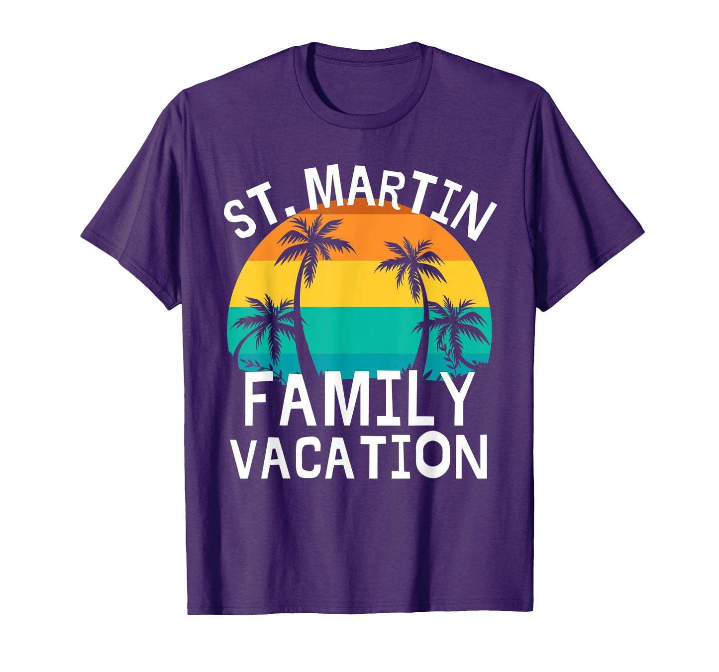 St. Martin Family Vacation Trip Men Women Kids Matching T-Shirt