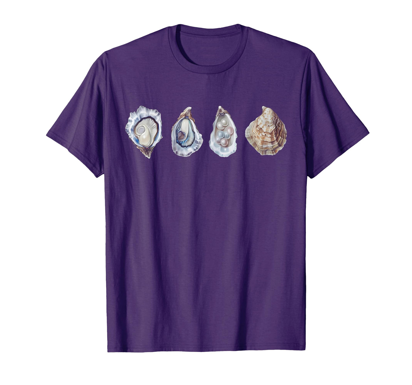 Oyster Seafood Shirt |Funny Oyster Pearl Seashell Girl Women T-Shirt