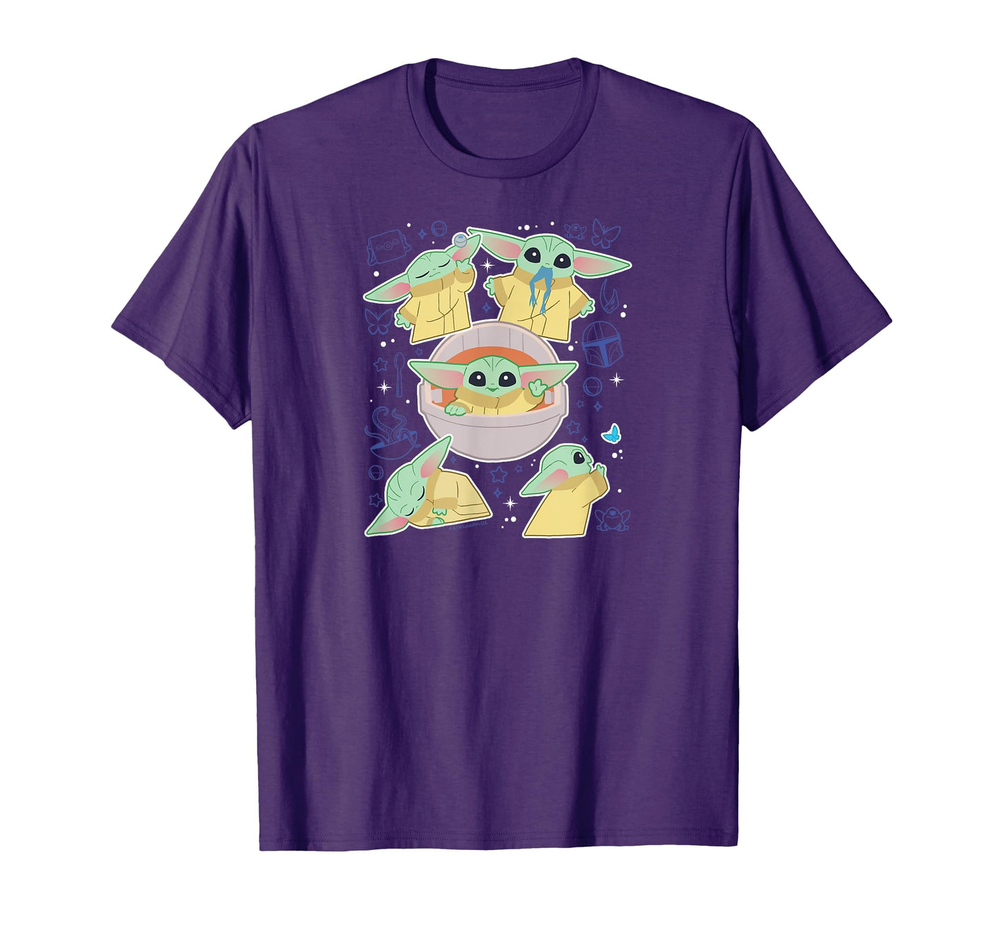 Star Wars - The Mandalorian Grogu Stickers T-Shirt