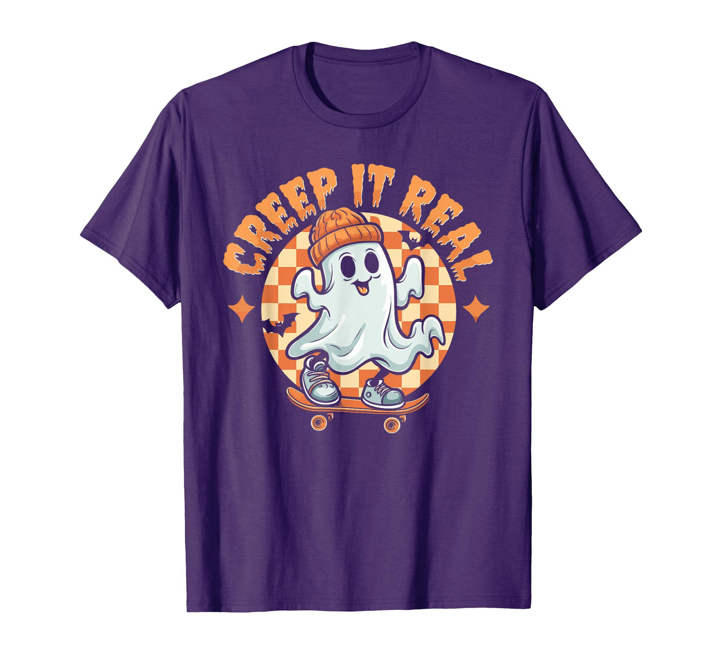 Creep It Real Halloween Shirt Kids Fall Season Teen Boys T-Shirt