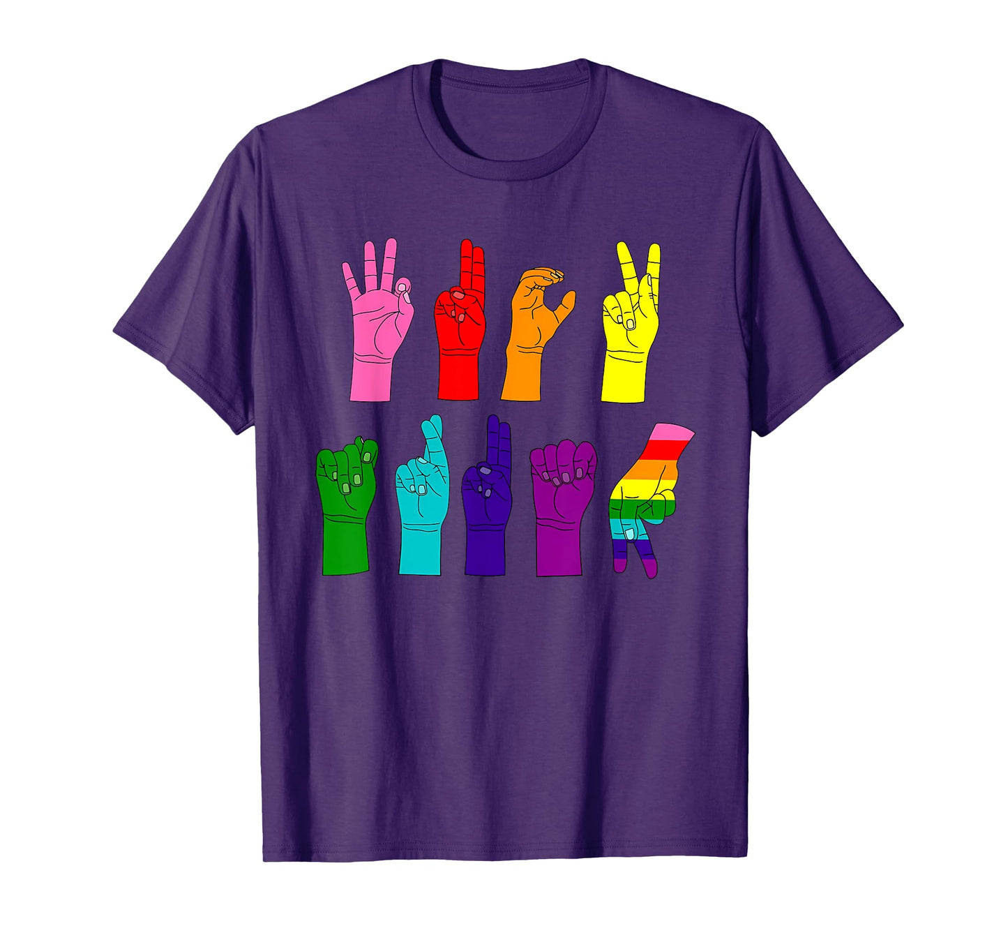 Trump Sign Language Subtle Anti Trump LGBTQ T-Shirt