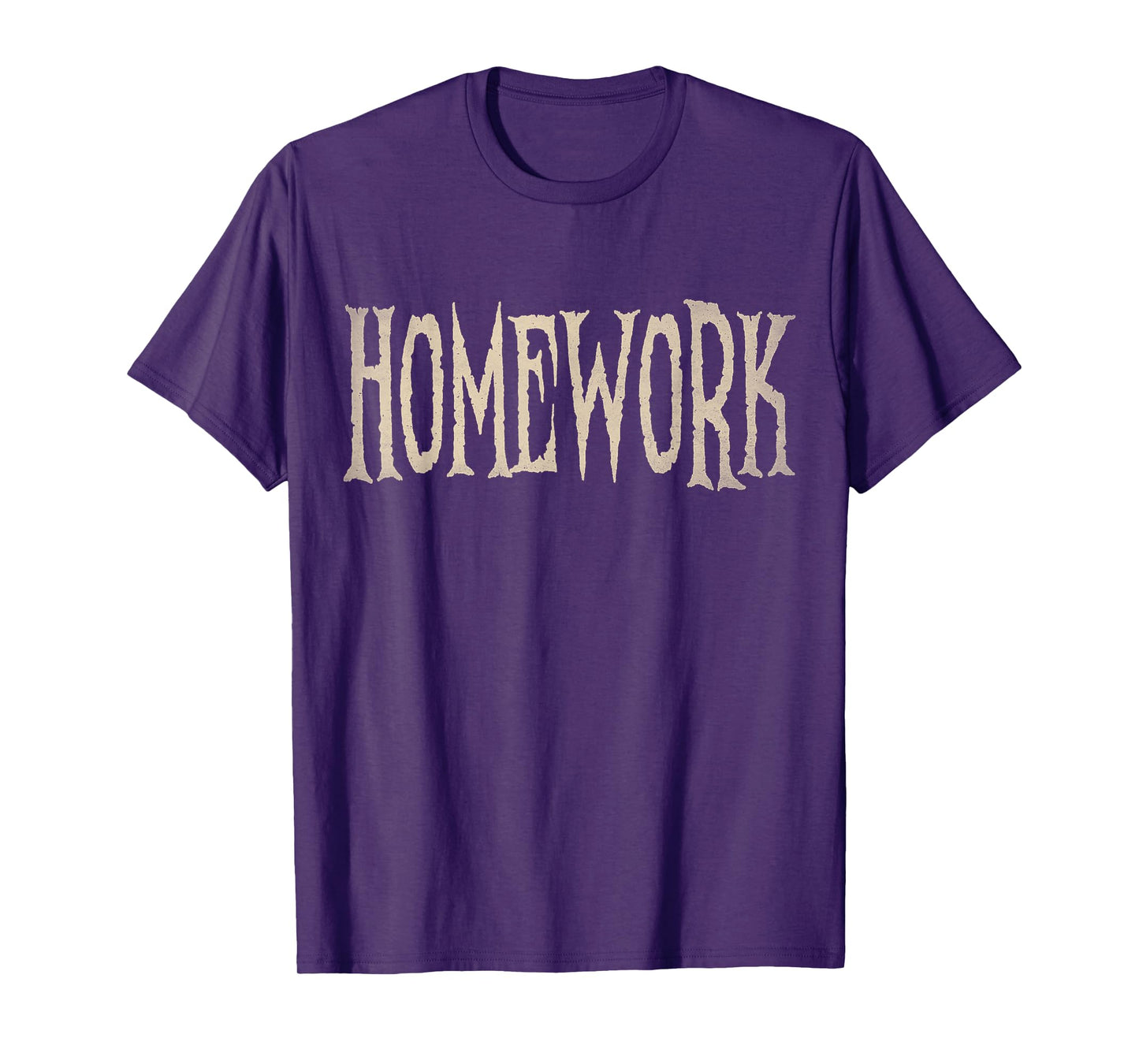 Homework Funny Halloween Teacher Costume for Men Women Kids T-Shirt