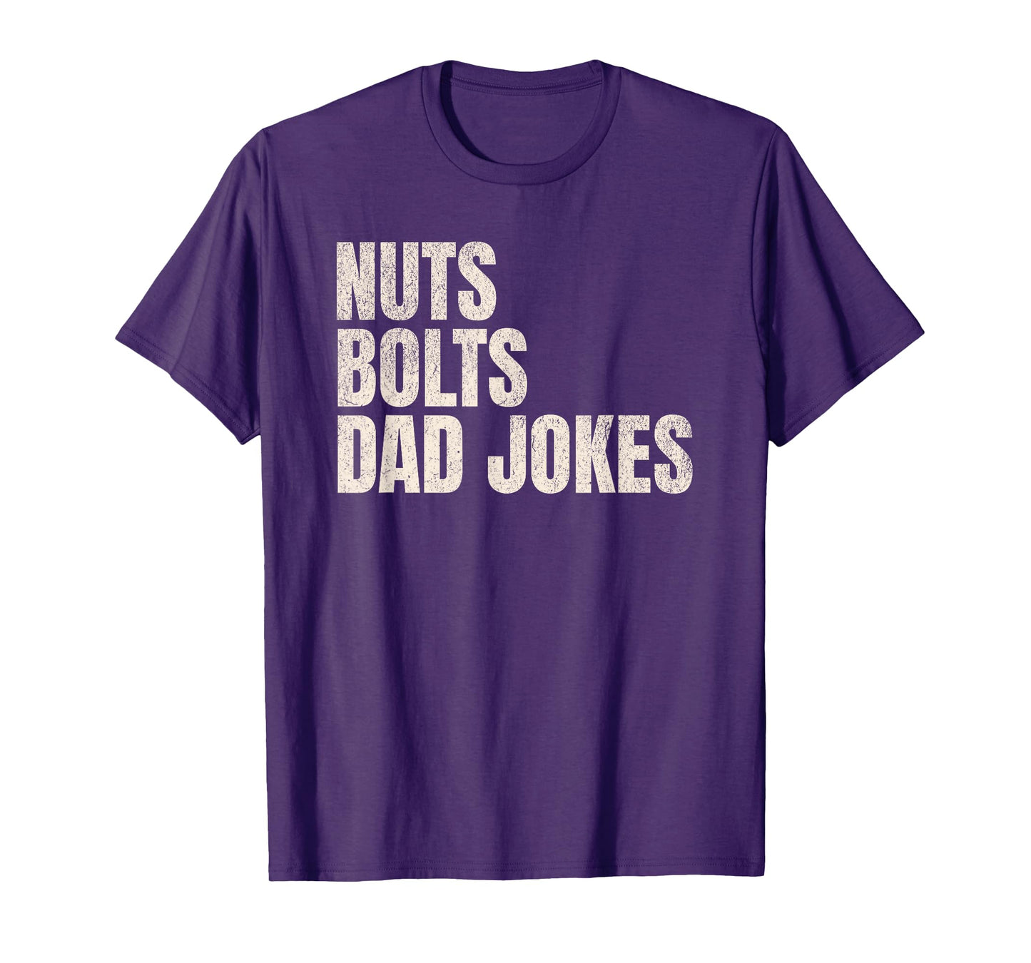 Nuts Bolts Dad Jokes Funny Father's Day Gift Handyman T-Shirt