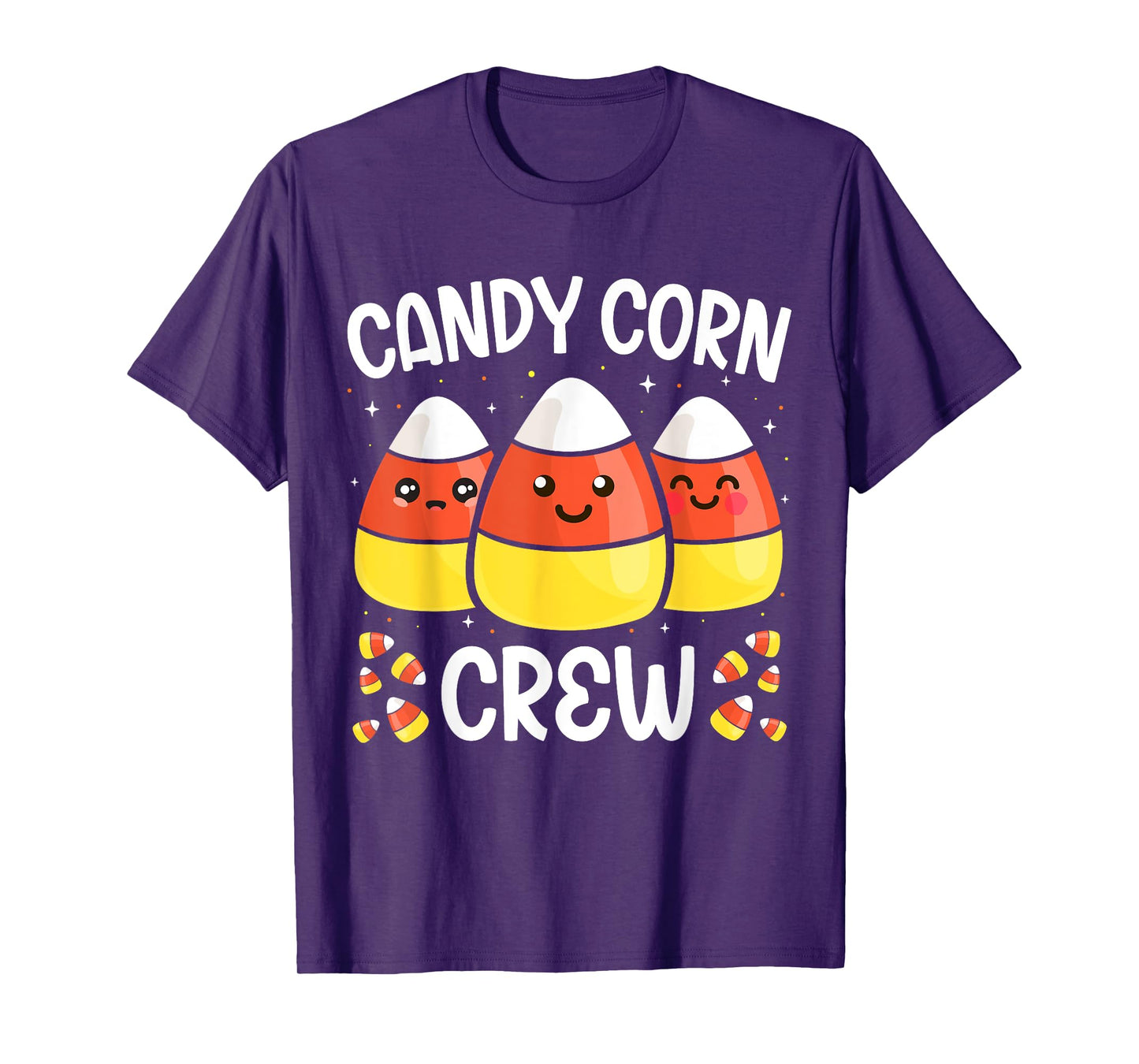 Candy Corn Crew Halloween Costume Men Women Friends T-Shirt