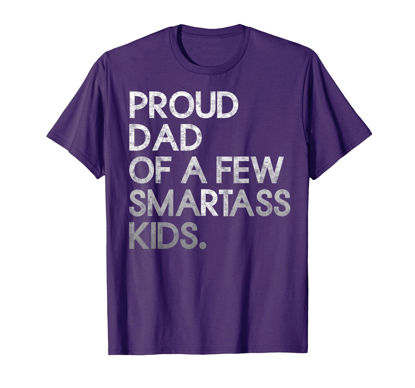 Proud Father of a Few Smartass Kids Father's Day Dad Jokes T-Shirt