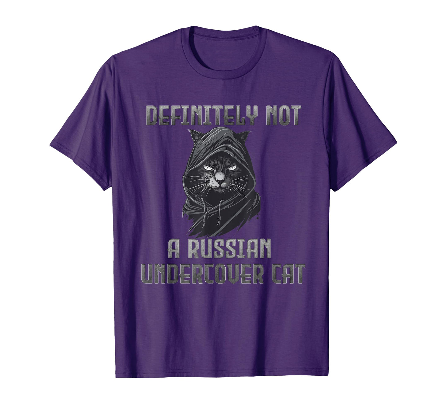 Definitely Not A Russian Undercover Cat Men Women T-Shirt
