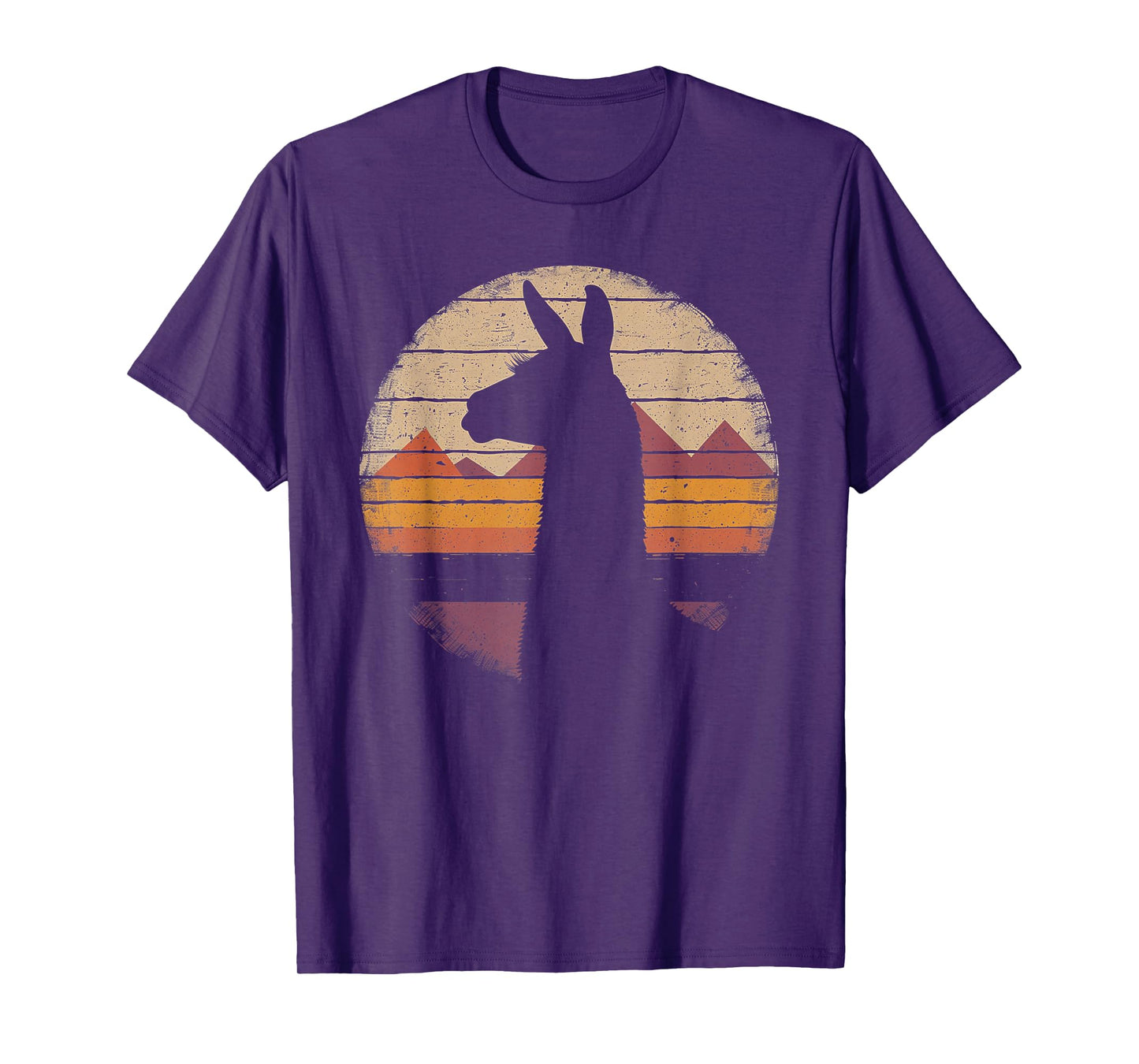 Llama Alpaca - Retro 70s 80s Graphic Vintage Men Women Kids T-Shirt