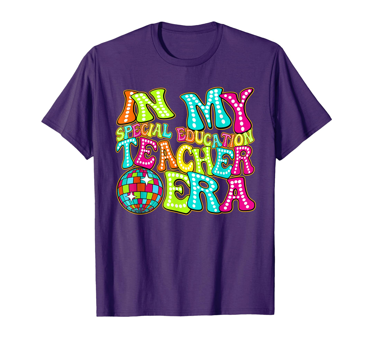 Disco Groovy In My Special Education Teacher Era T-Shirt