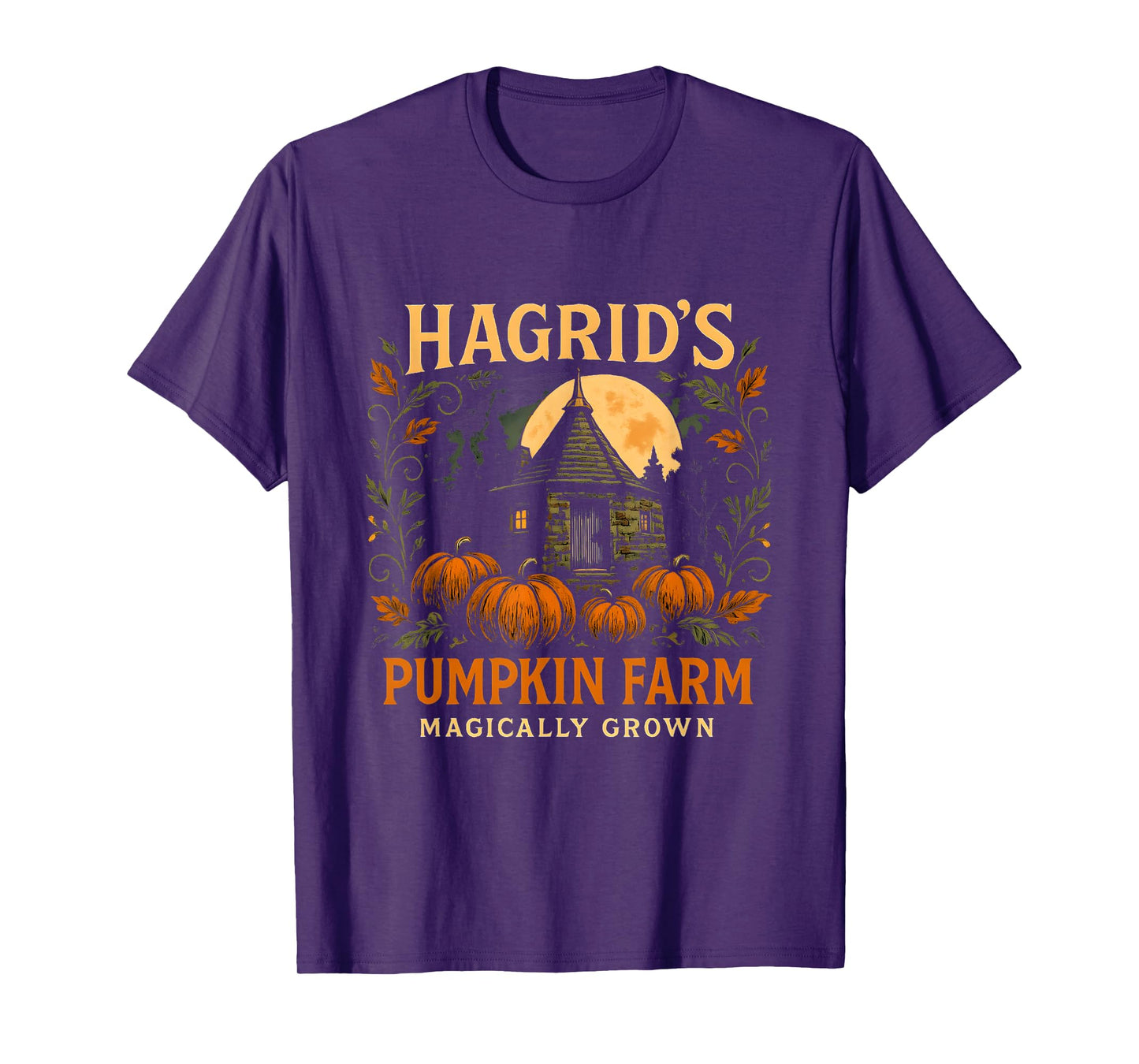 Hagrids Pumpkin Farm Spooky Season Halloween Fun T-Shirt