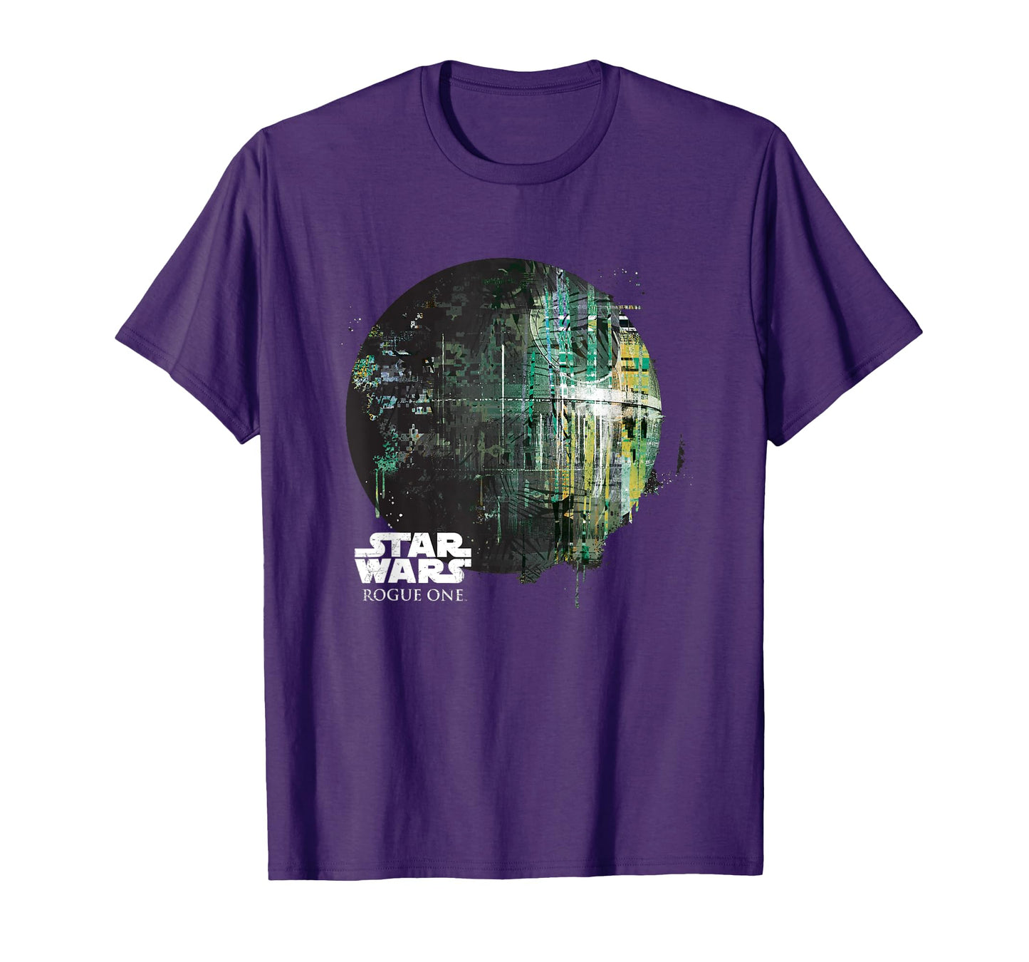 Star Wars Rogue One Epic Death Star Dripping Big Chest Logo T-Shirt