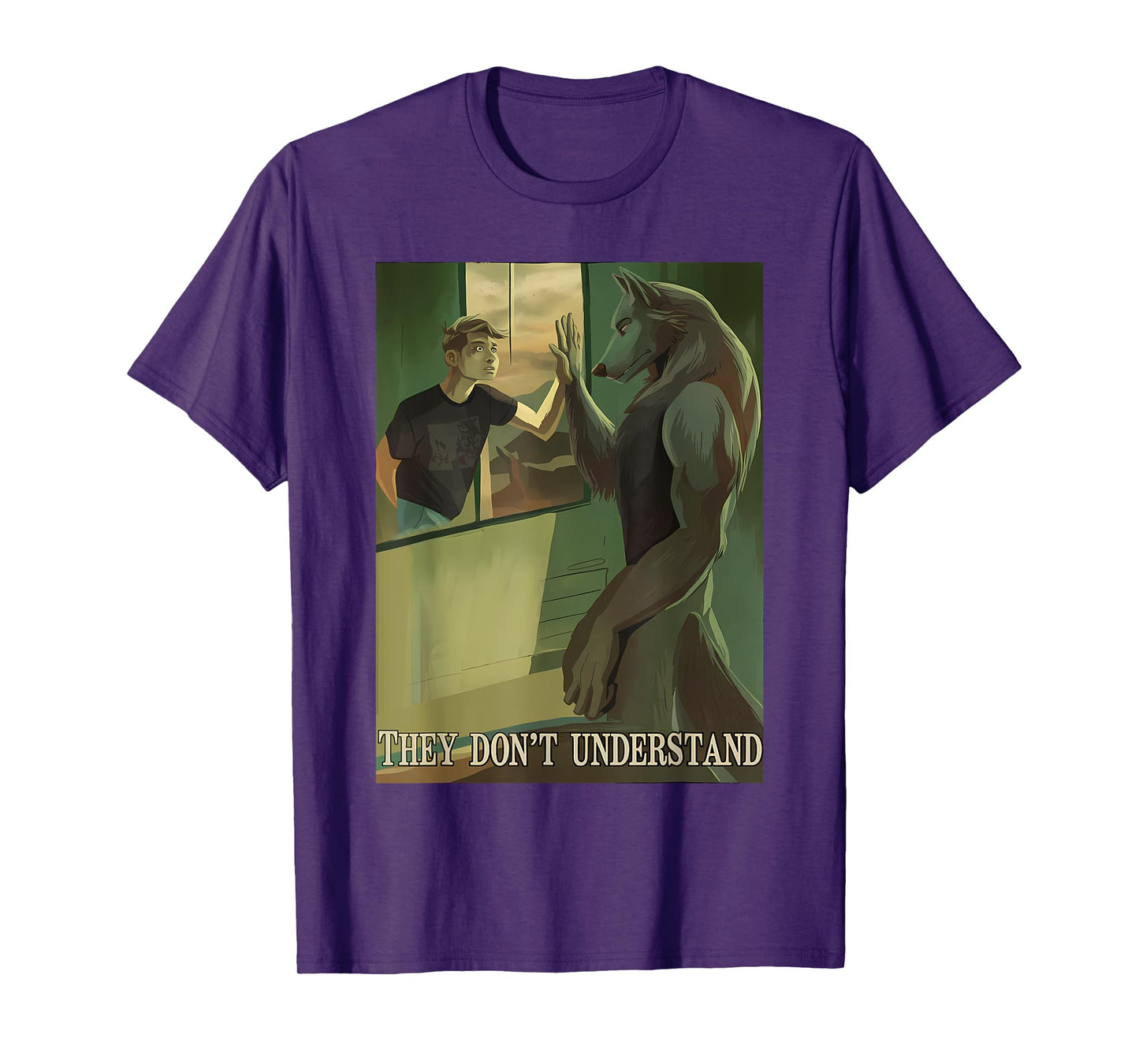 Werewolf Ripping Memes Alpha Wolf Meme They Don't Understand T-Shirt