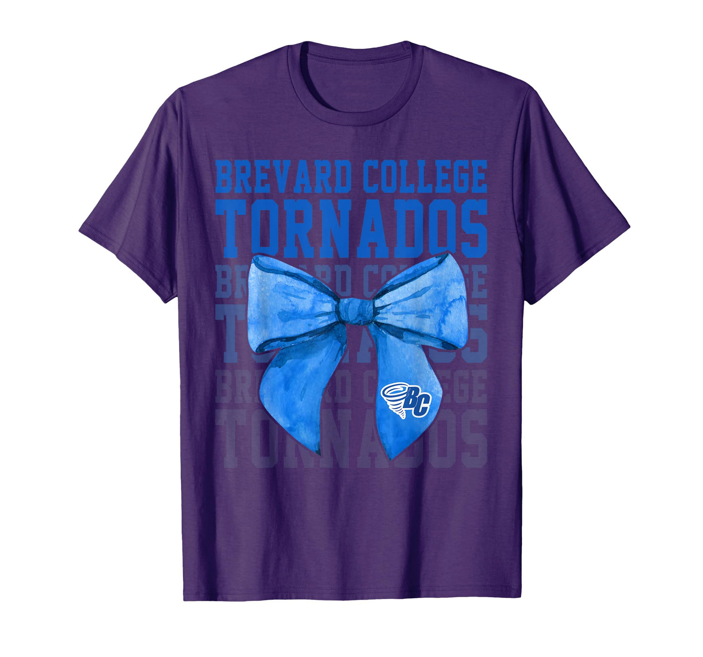 Brevard Tornados College Bow Vintage Athletics Girls Women T-Shirt