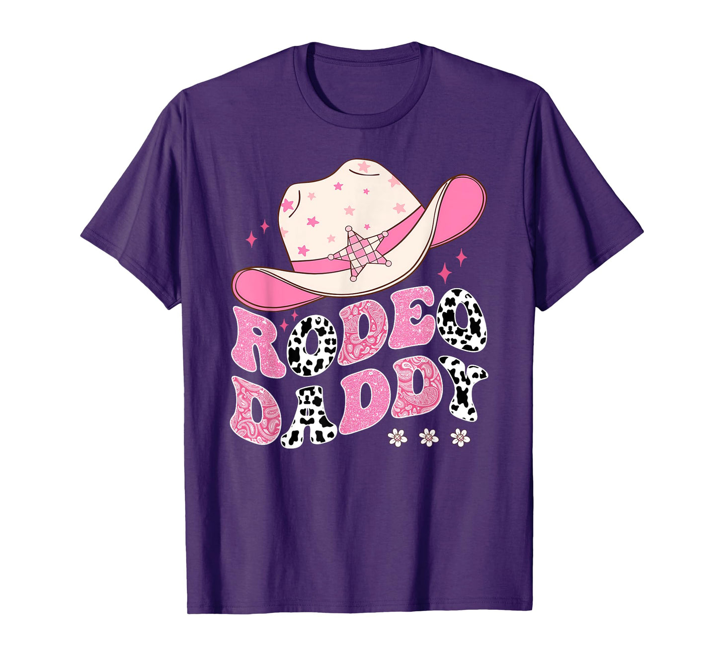 Rodeo Daddy Pink CowGirl 1St Birthday Family Matching T-Shirt